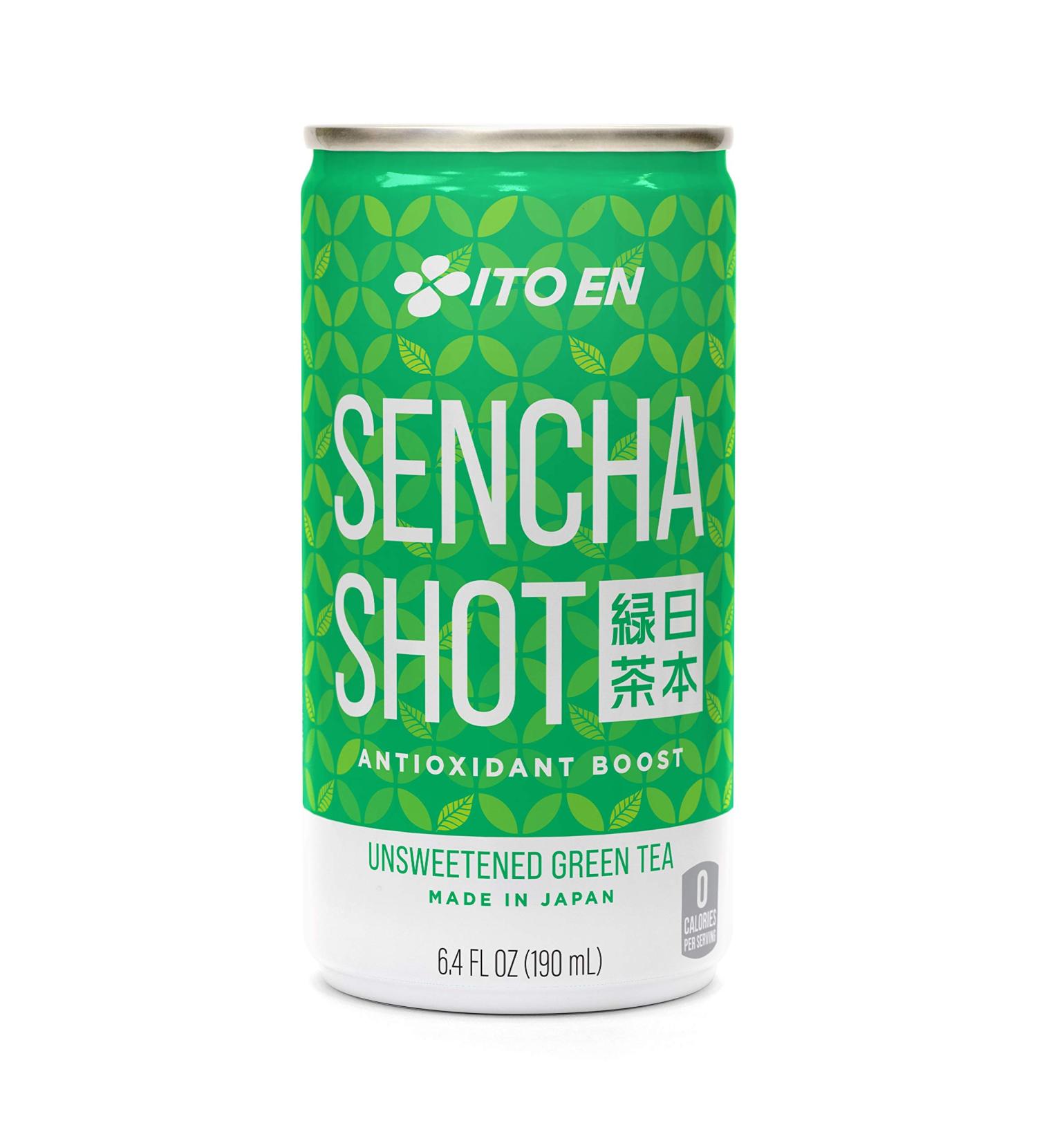 Ito En Sencha Shot Japanese Green Tea 6.4oz (Pack of 30) - Unsweetened, Zero Calories - Buy Online on GoSupps.com