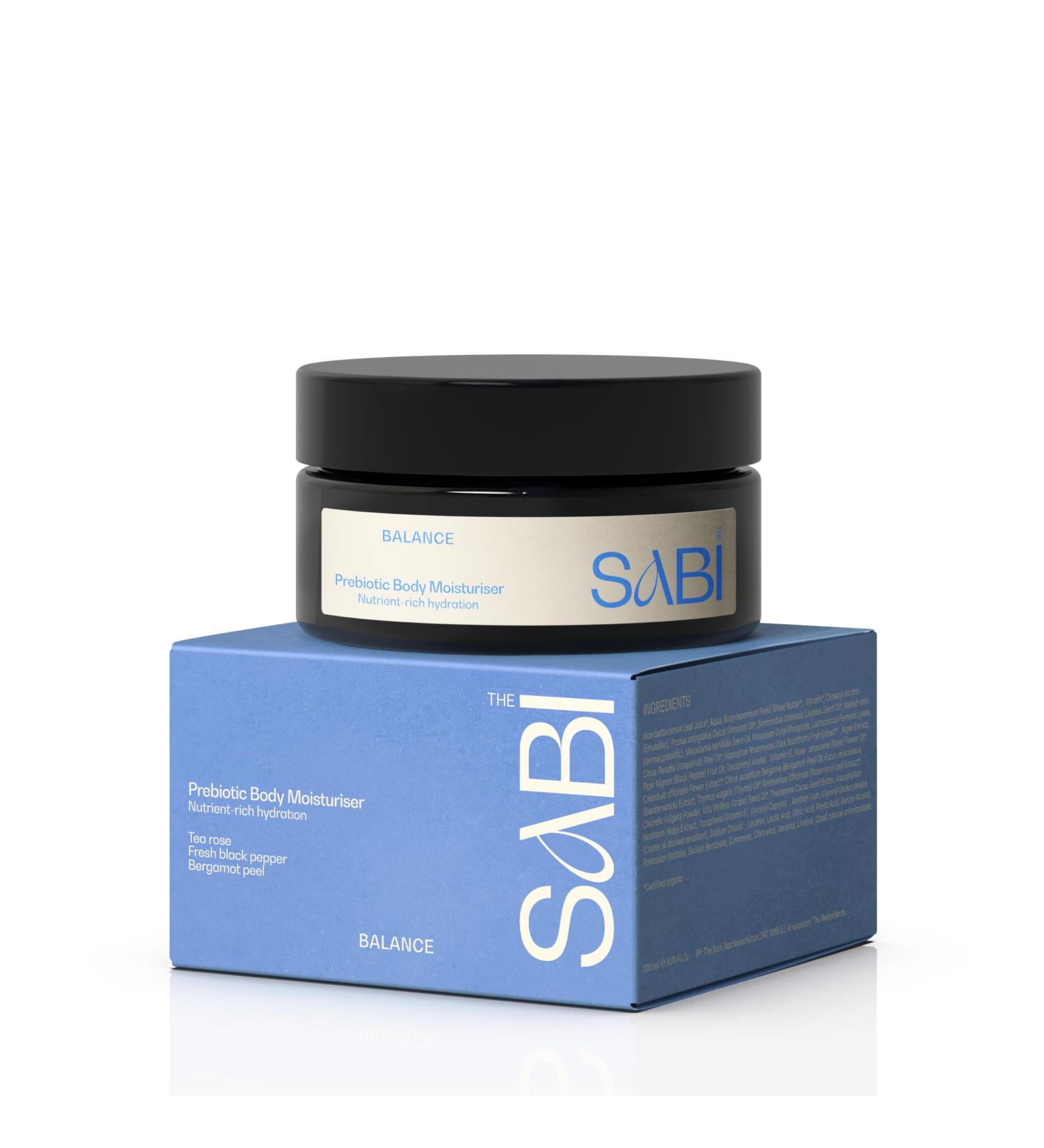 Prebiotic All-Natural Body Moisturiser and Face Cream: 100% Vegan Natural Collagen Vitamin C Natural Hyaluronic Acid & Marine Peptides To Deeply Nourish Dull Skin 200ml - Buy Online on GoSupps.com