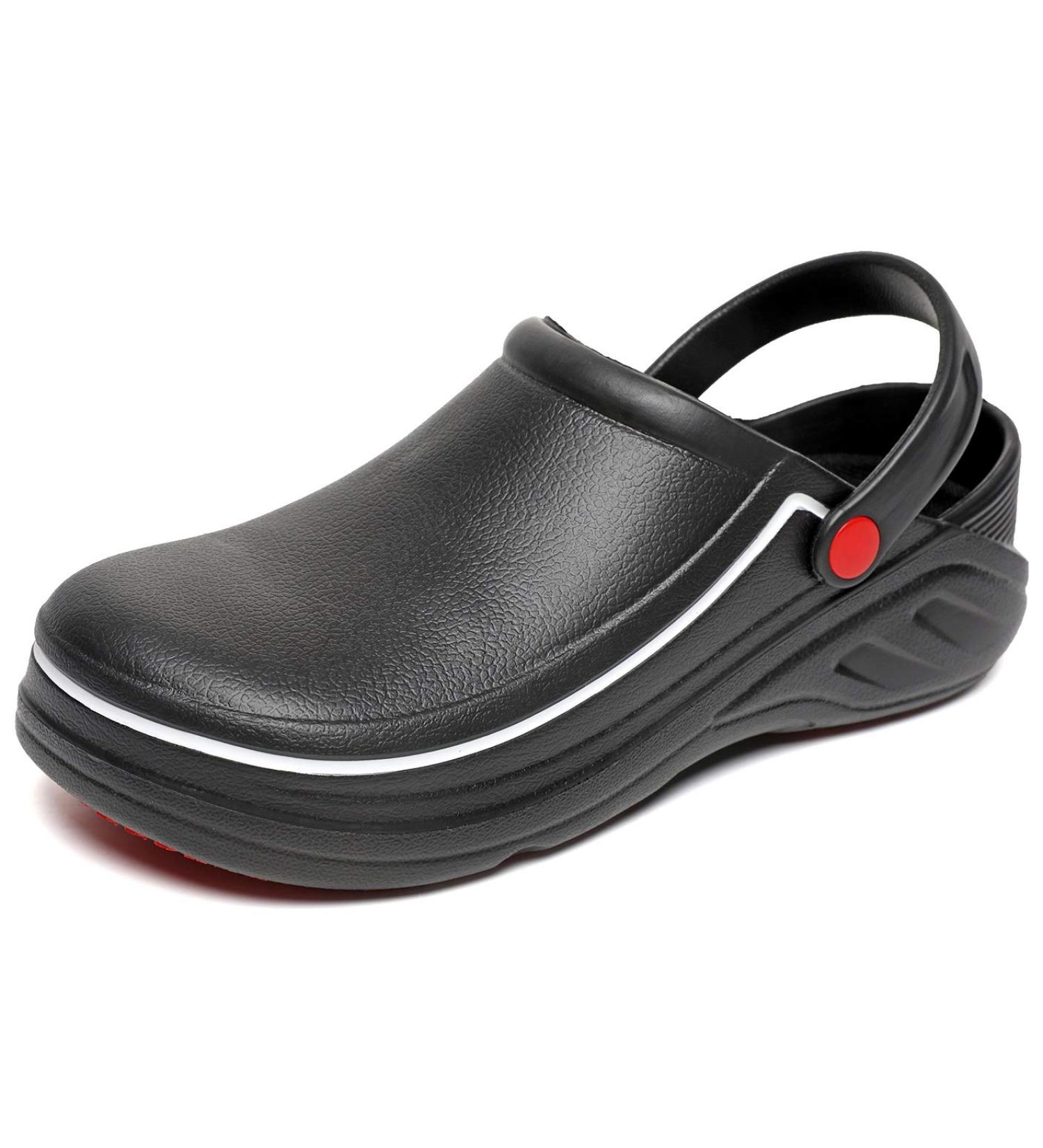 Baiderly Unisex Water Resistant Safty Work Shoes - Non Slip Kitchen Chef Clogs - Buy Online on GoSupps.com