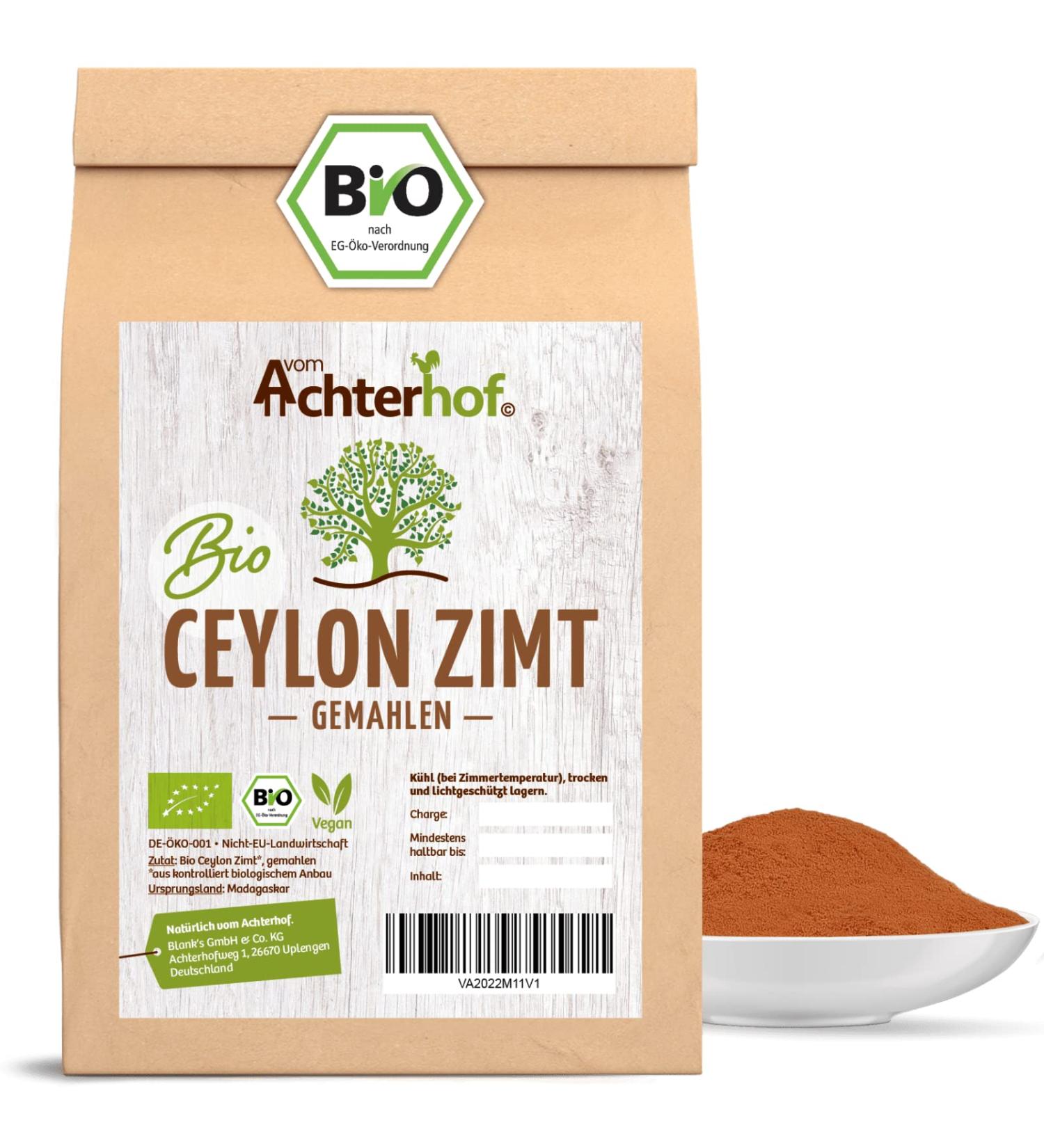 Buy Premium Organic Ceylon Cinnamon Powder (1kg) | 100% Genuine Low Coumarin International Shipping - Buy Online on GoSupps.com