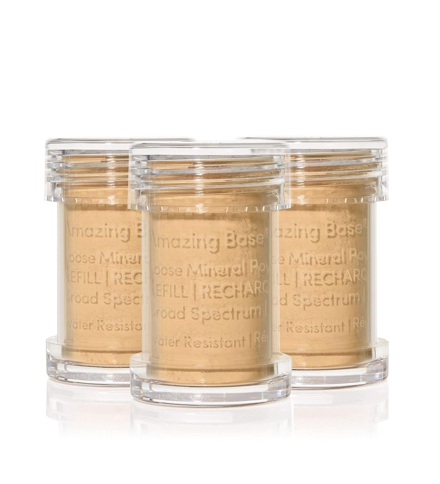 JANE IREDALE Amazing Base Refillable Brush - Golden Glow - 3er Refill Golden Glow 1 pieces (1Pack)