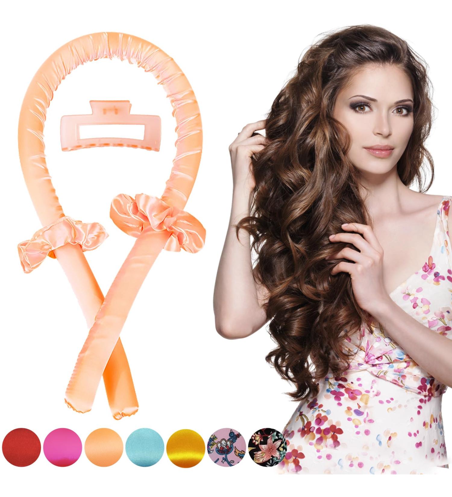 Kaition Heatless Curls: Non-Slip Silk Hair Curlers for Dreamy Overnight Waves - Perfect DIY Hairstyle Set for Long Hair - Buy Online on GoSupps.com