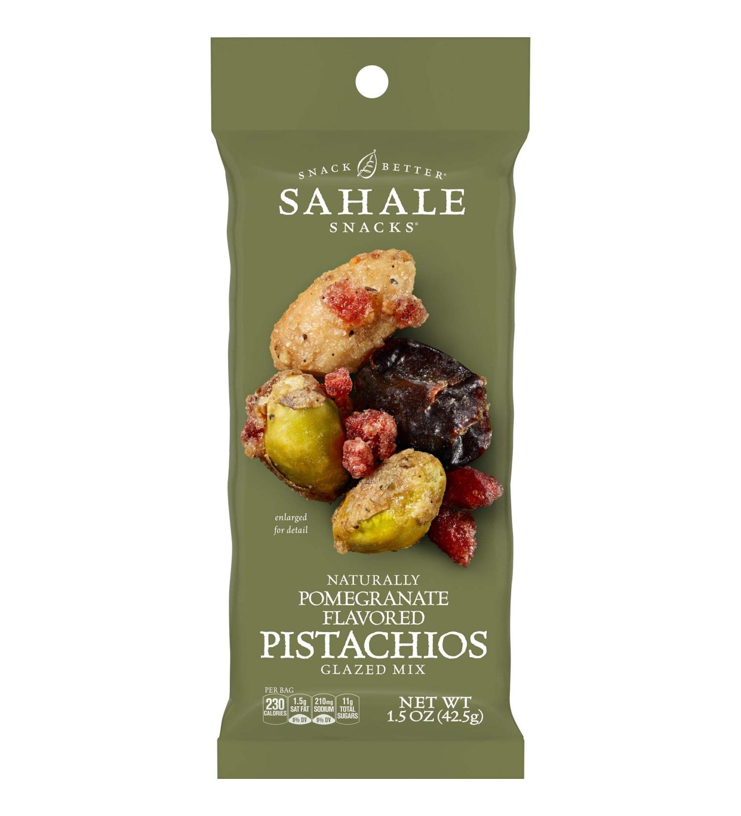 Sahale Snacks Pomegranate Pistachios - 9-Pack, 1.5 oz | Gluten-Free & Naturally Flavored - Buy Online on GoSupps.com