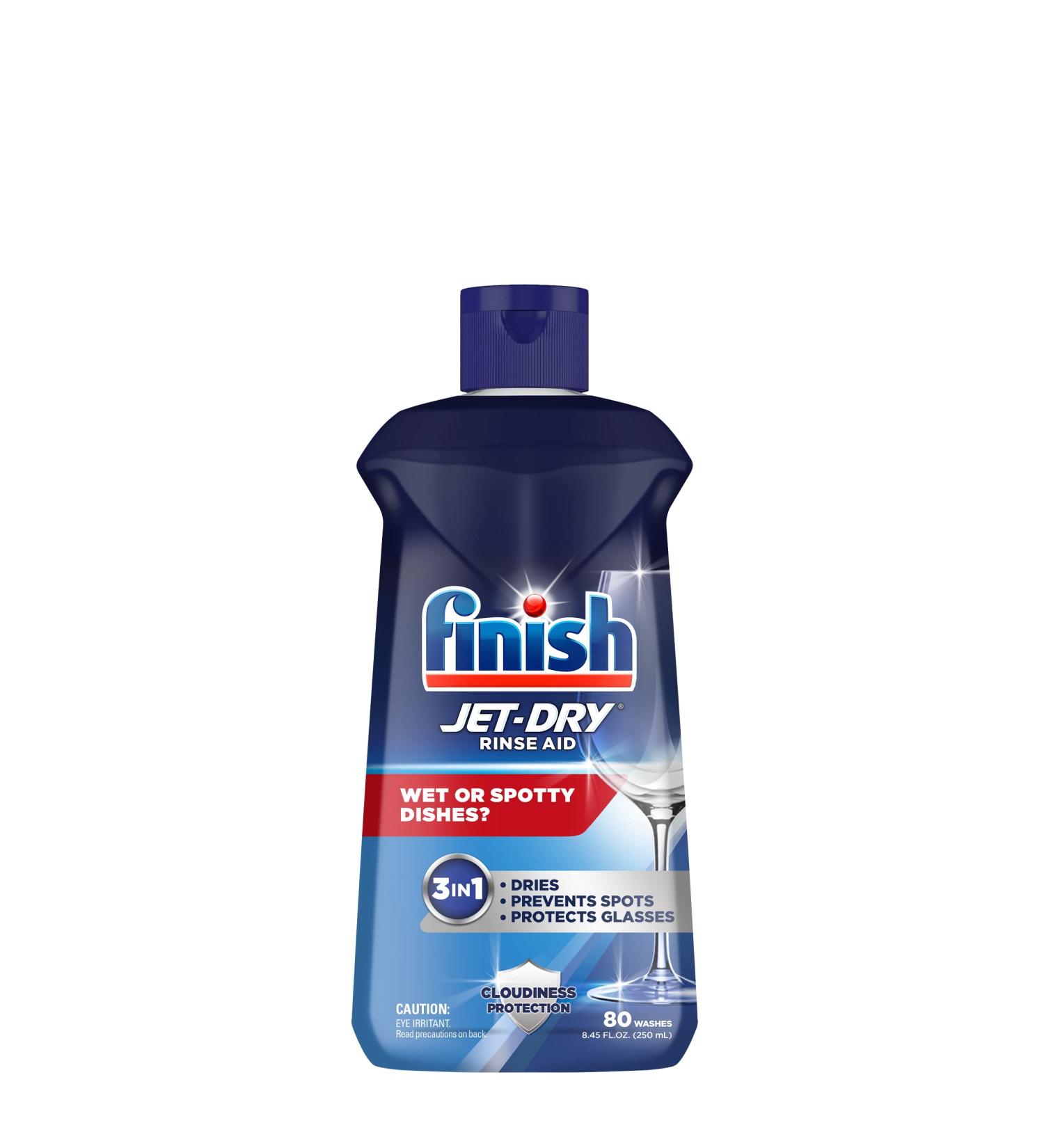 Finish Jet Dry Rinse Aid - 8.45 fl oz - Dishwasher Drying Agent - Buy Online on GoSupps.com