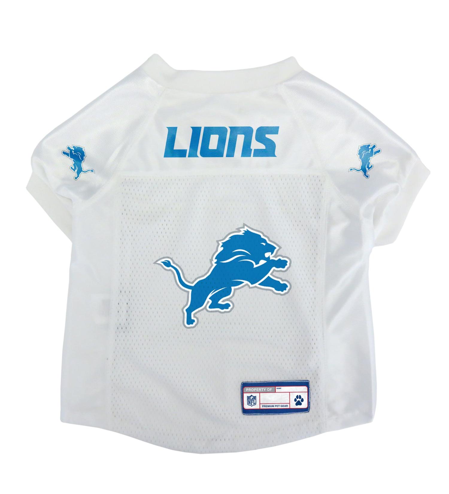 LittleArth NFL Basic Pet Jersey for Dogs & Cats - Detroit Lions XS - New Logo Team Color - Buy Online on GoSupps.com