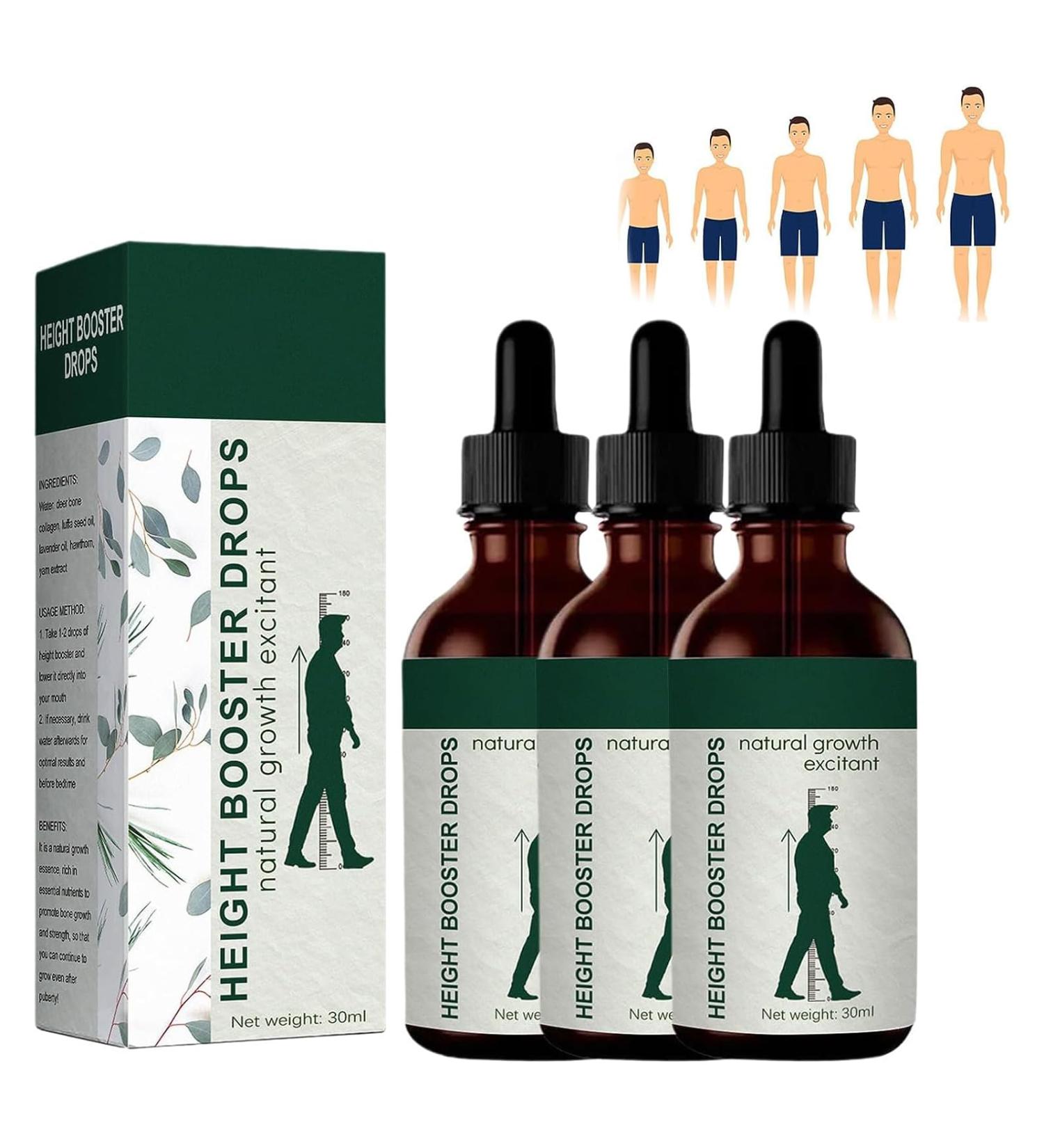 Medicare Height Booster Drops & Growth Oil - Sci-Effect 3PC Height Growth Solution | Worldwide Shipping - Buy Online on GoSupps.com
