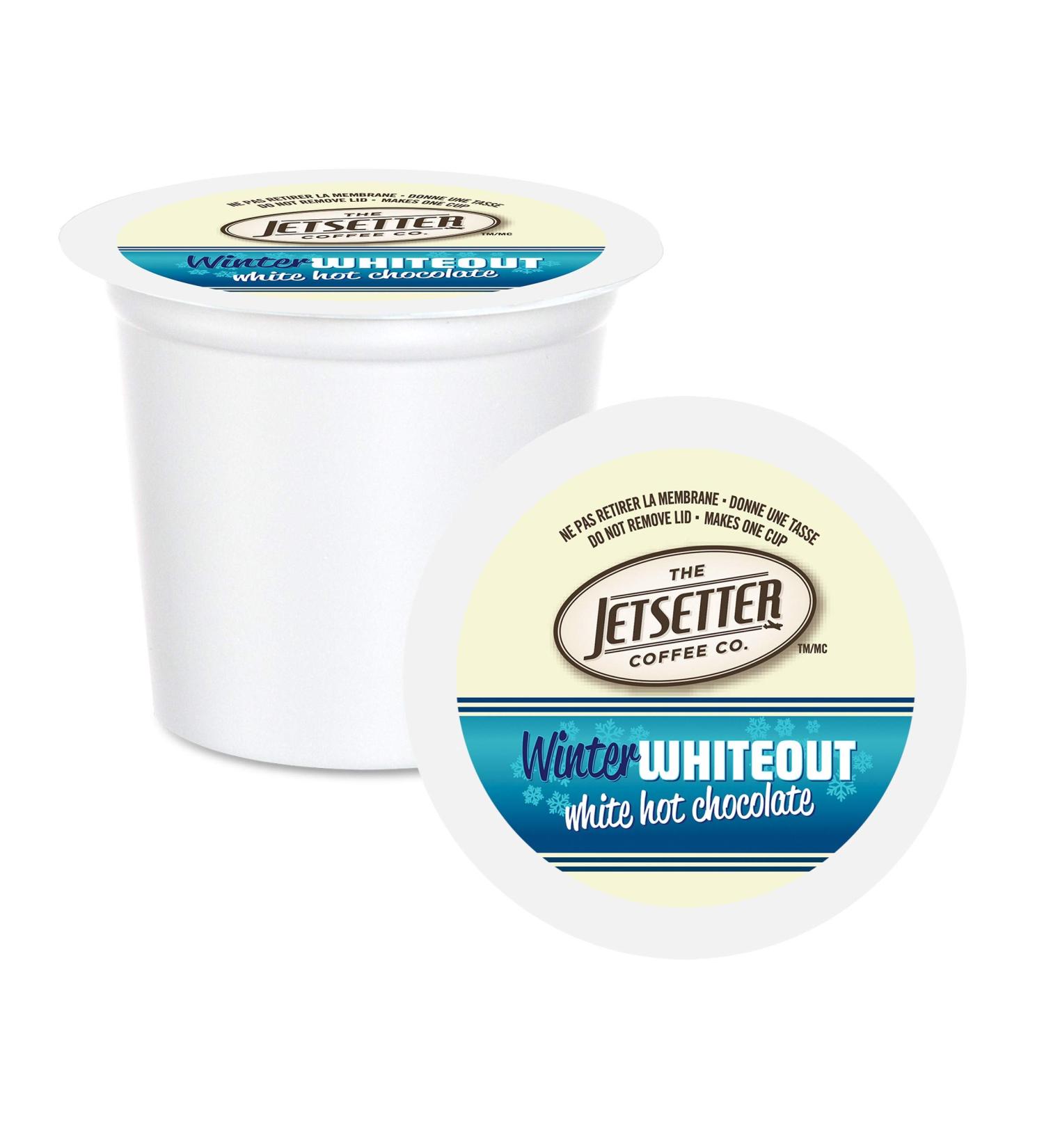 Jetsetter Coffee Company Jetsetter Winter Whiteout White Hot Chocolate 22/Box 22 Count - Buy Online on GoSupps.com