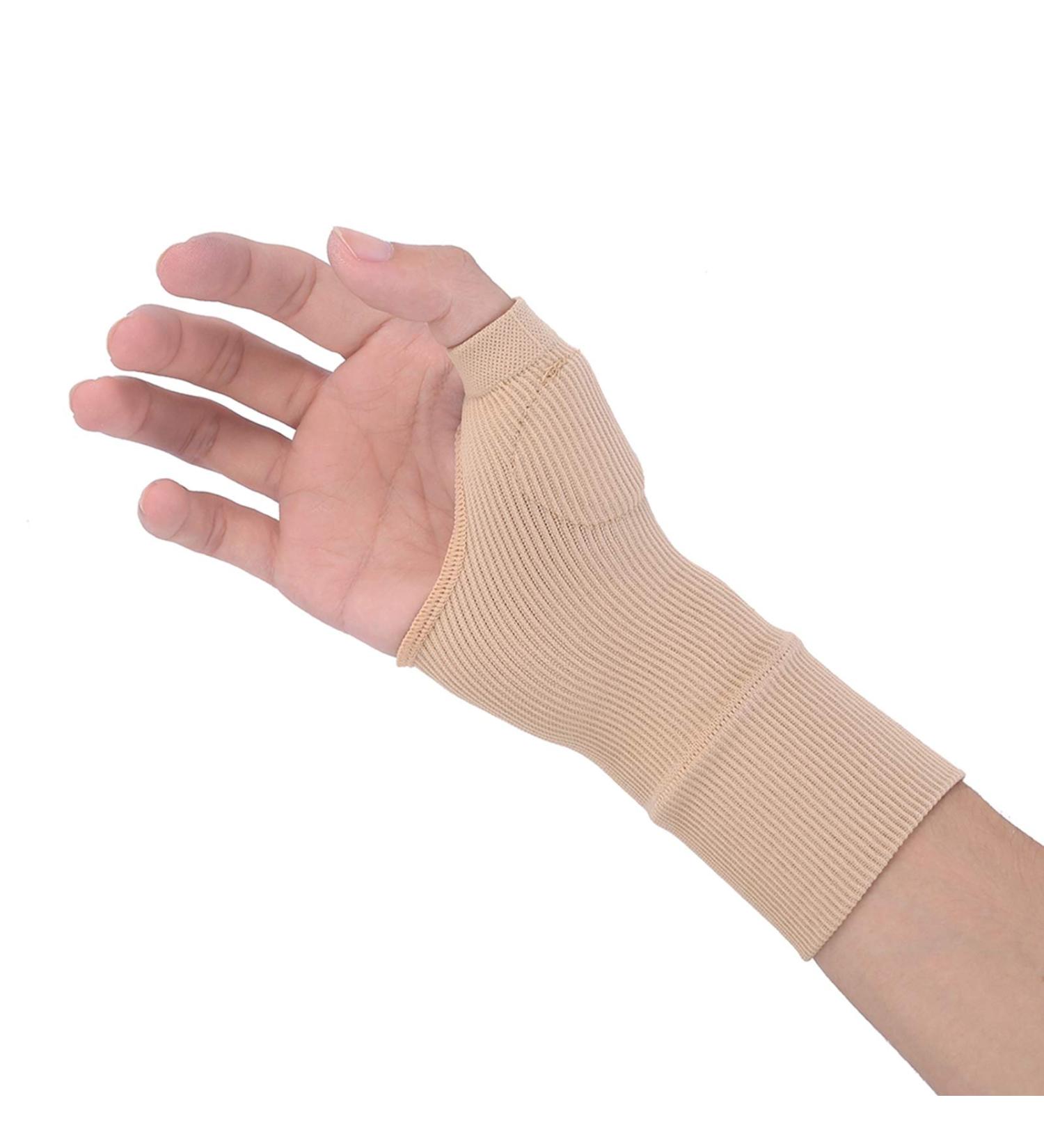 Compression Gloves for Arthritis & Tendonitis - Wrist Support with Silicone Gel Pad - Buy Online on GoSupps.com