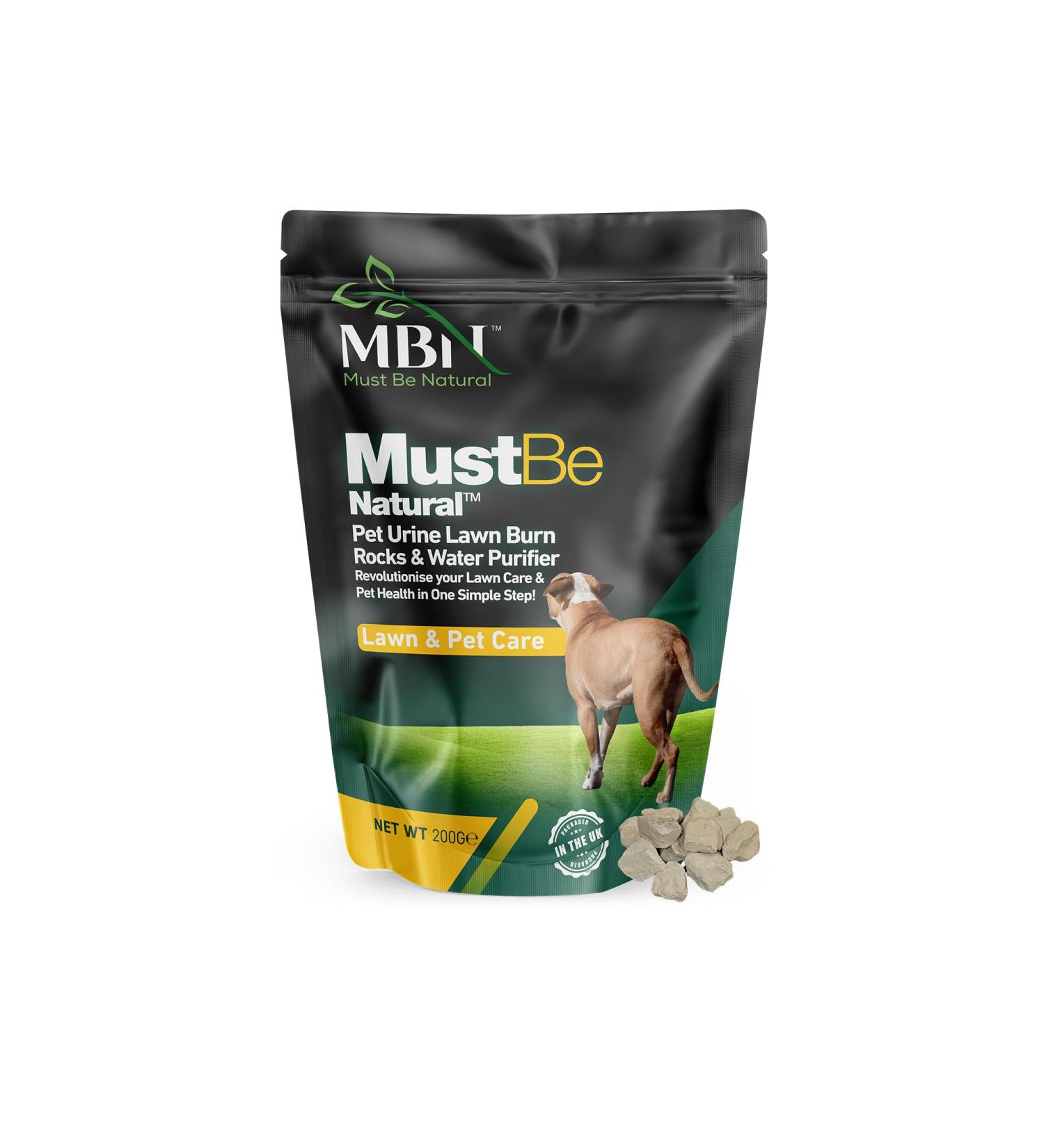 Dog Urine Rocks Lawn Maintenance (200g): Grass Patch FixWater Purifier - Ideal for Grass Repair & Preventing Dog Urine Burn Patches - Small (16mm - 50mm) Small Rocks 16mm - 50mm