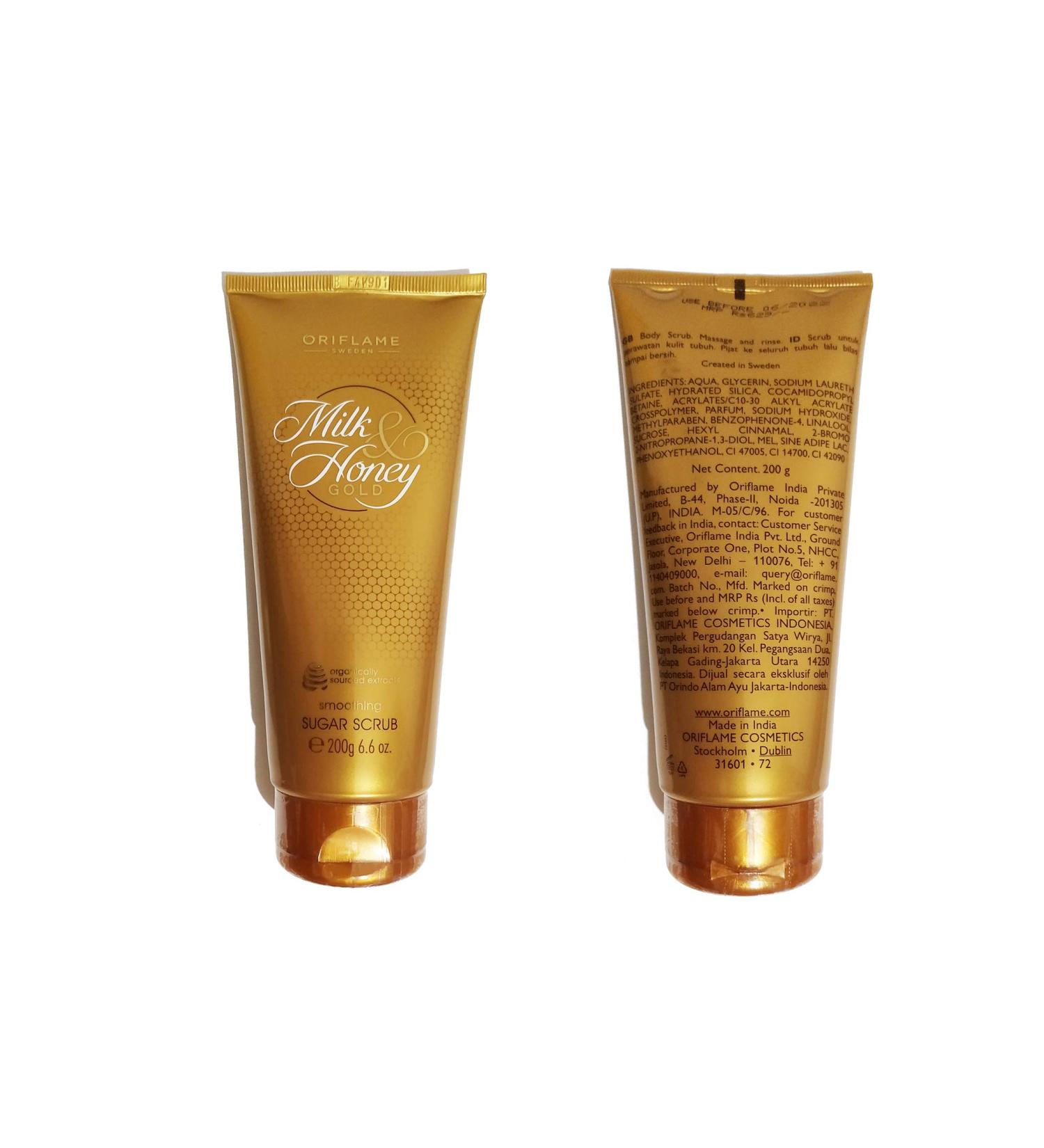 Milk & Honey Gold Smoothing Sugar Scrub | Nourishing Exfoliant for Soft Skin - Buy Worldwide - Buy Online on GoSupps.com
