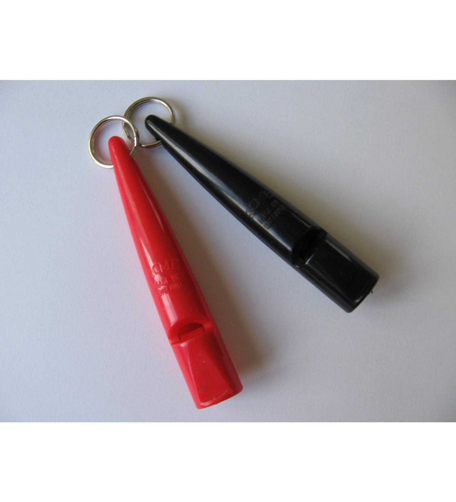 ACME NEW 211.5 Dog Whistles (Pair - Black and Red)