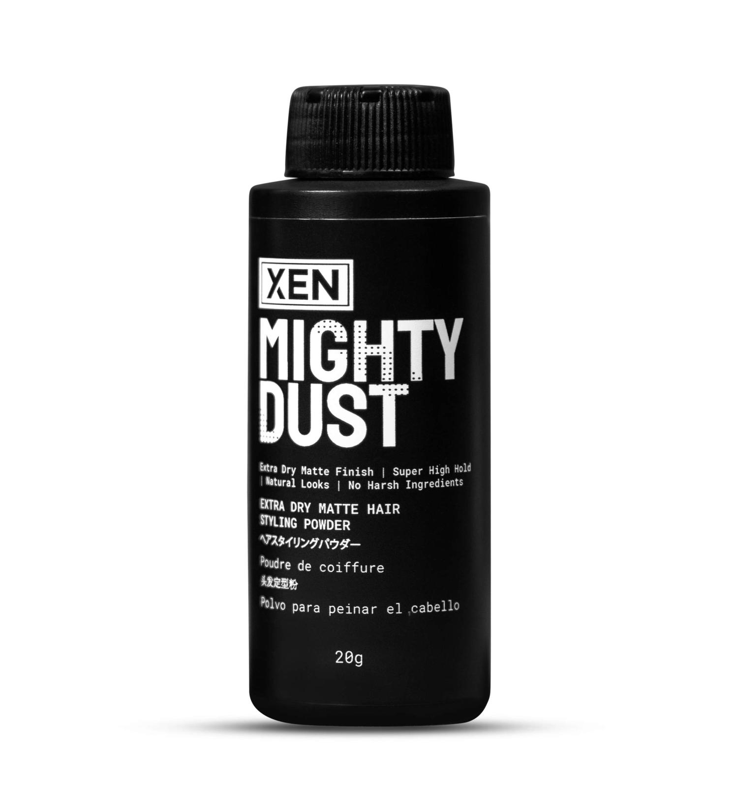 Buy Xen Mighty Dust - All Natural Hair Styling Powder Matte Finish & Strong Hold | 20g Worldwide Shipping - Buy Online on GoSupps.com