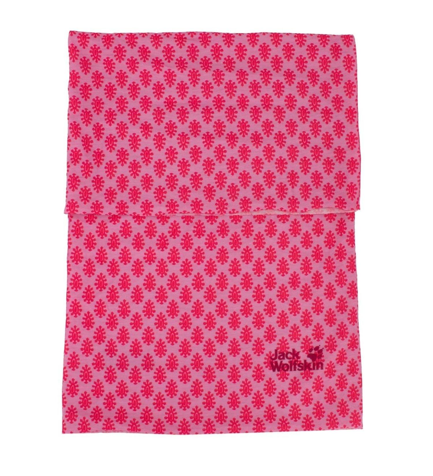 Jack Wolfskin Unisex-Kids Print Bandeau Headband (Pink Peony All Over) (Manufacturer Size: One Size)