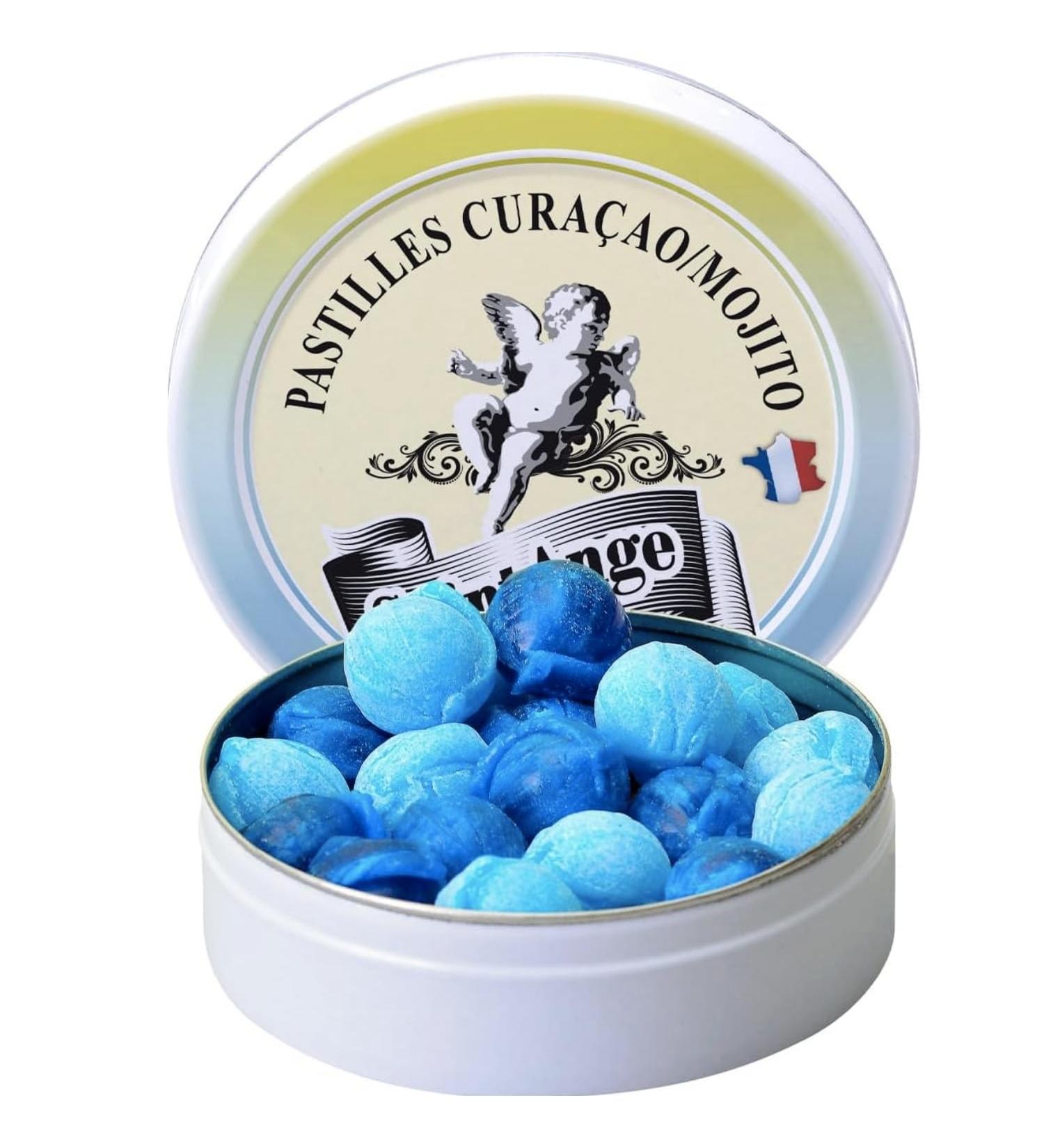 Saint-Ange Pastilles | 100% French Traditional Sweets (Mojito curacao) - Buy Online on GoSupps.com