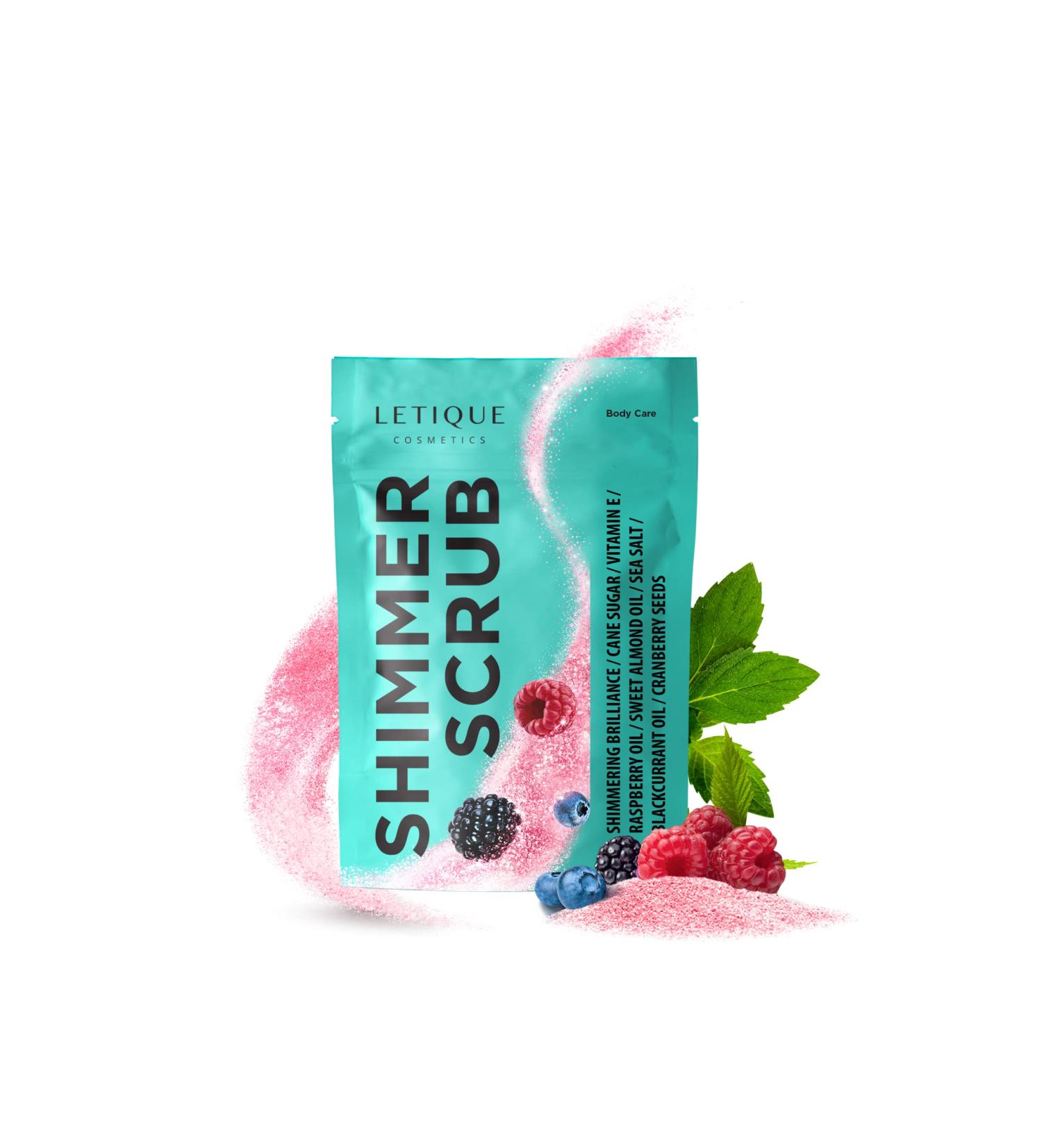 LETIQUE Cosmetics Body Scrub Shimmer 250 g - Buy Online on GoSupps.com