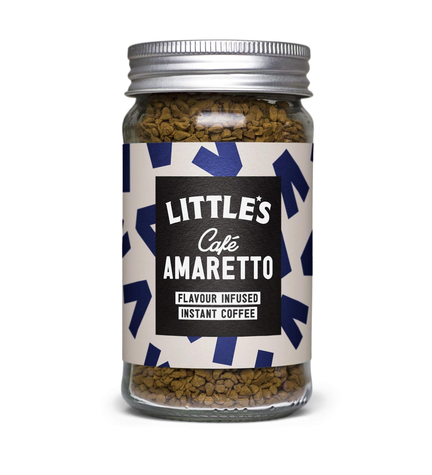 Little's Cafe Amaretto flavour instant coffee 50g arabica coffee almond extract