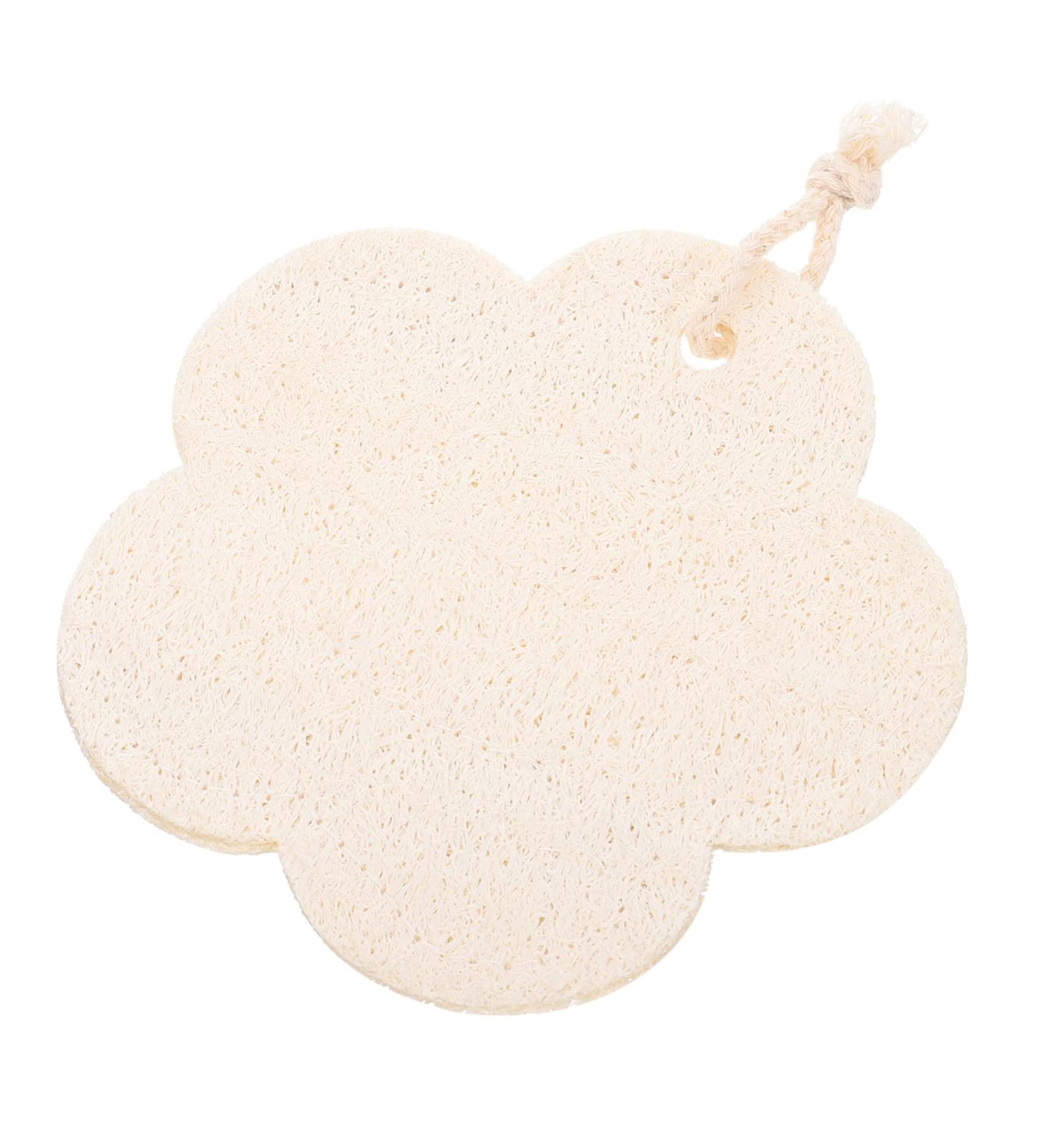  Healeved Healeved Flower-shaped cotton loofah fun bath sponges body wash sponge loofah sponge shower gel bathroom accessories scrubbing bath loofah scrubber bath loofah body scrubber luffa - Buy Online on GoSupps.com