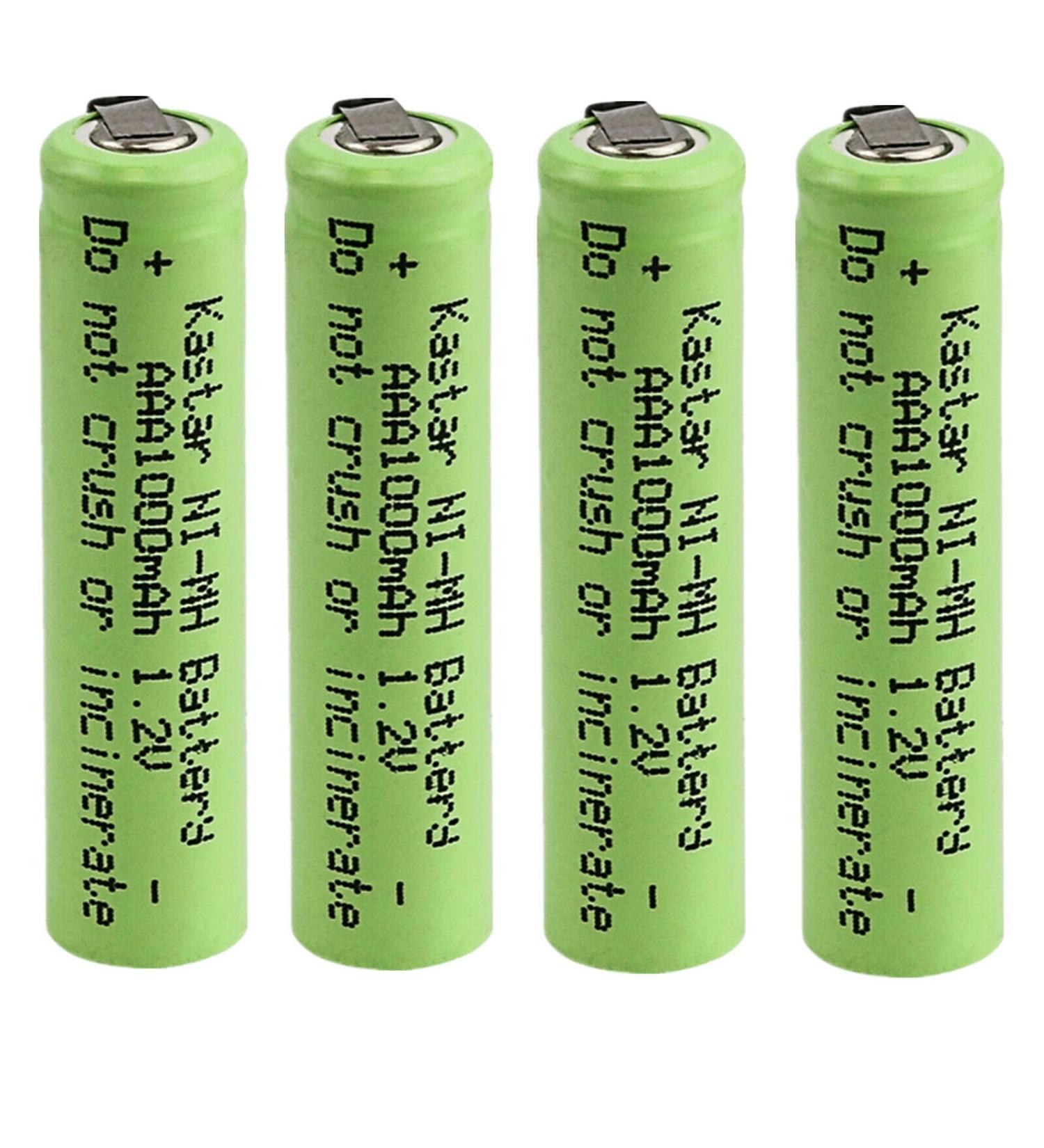 Kastar 4-Pack Battery Replacement for Waterpik SR-3000 Toothbrush & Electric Devices | Durable Performance & Universal Compatibility - Buy Online on GoSupps.com