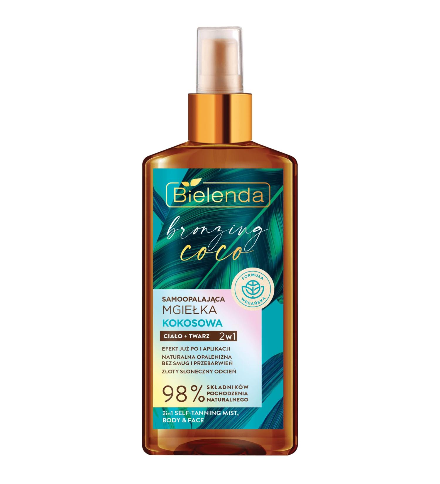Bielenda Bronzing Coco 2in1 Tanning Face and Body Mist 150ml