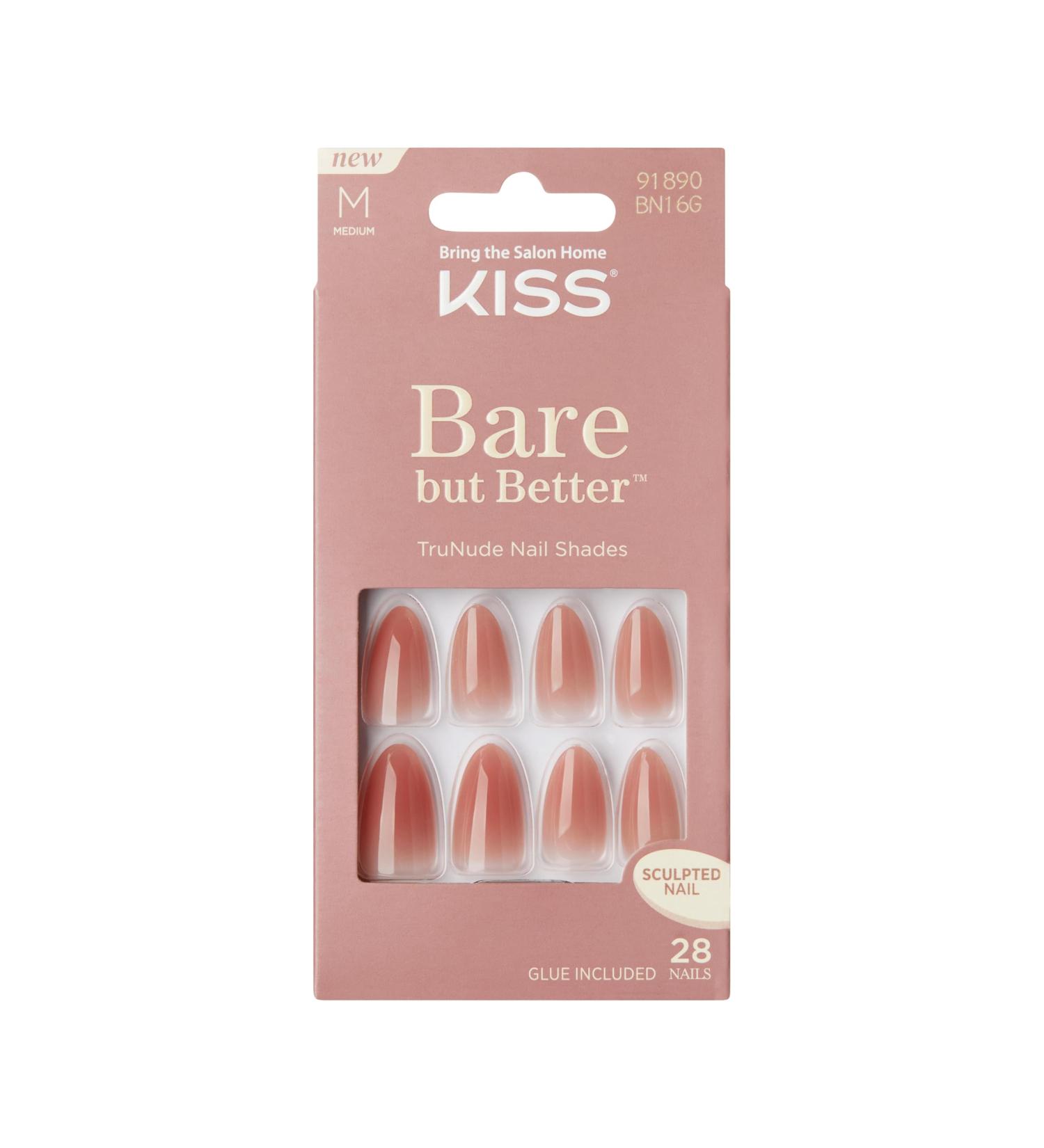 KISS Bare-But-Better Nails - Fairest Nude 31 Ct. - Buy Online on GoSupps.com