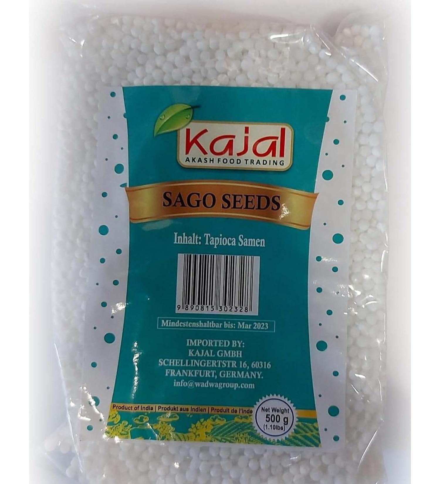 Kajal Sago Tapioca Beads Bubble Tea Beads Boba Beads Tapioca Beads 1 x 500g - Buy Online on GoSupps.com