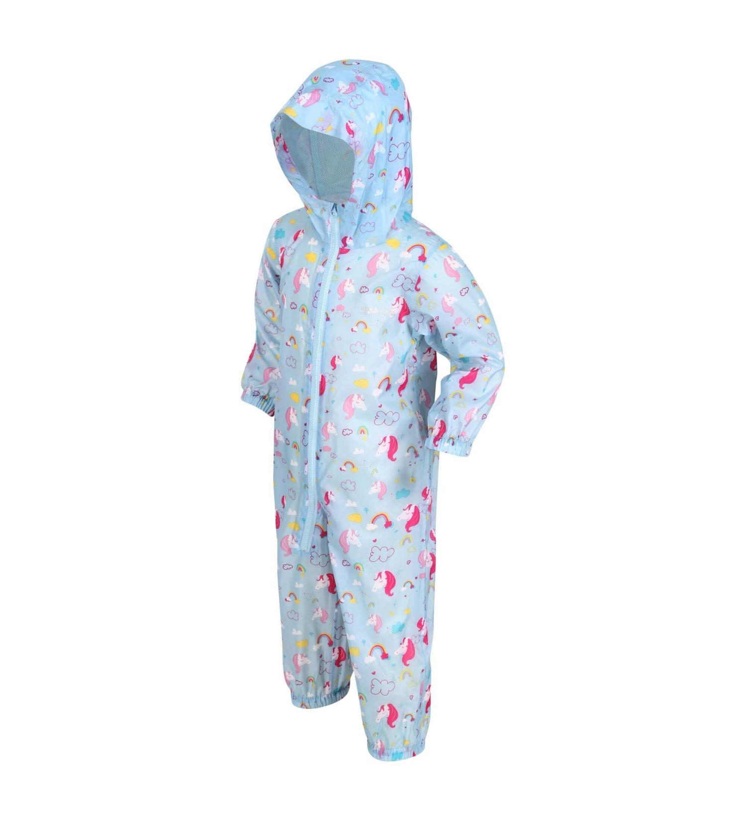 Regatta Kids Puddle IV All-in-One Suit 36-48 months - Unicorn Blue | Unisex Waterproof Rainwear - Buy Online on GoSupps.com