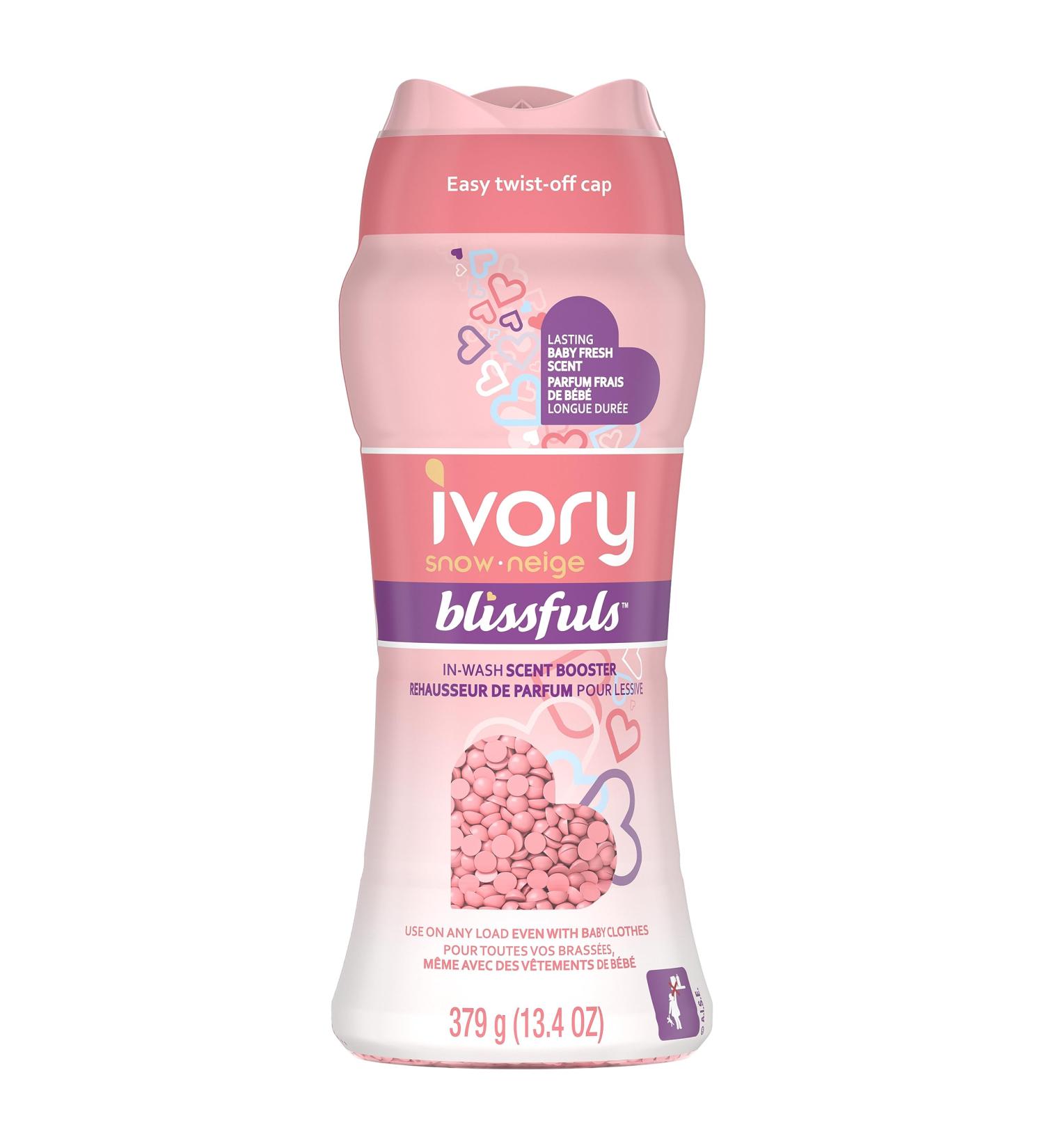 Ivory Snow Blissfuls In-Wash Scent Booster Beads Baby Fresh 379G 379 count (Pack of 1) - Buy Online on GoSupps.com