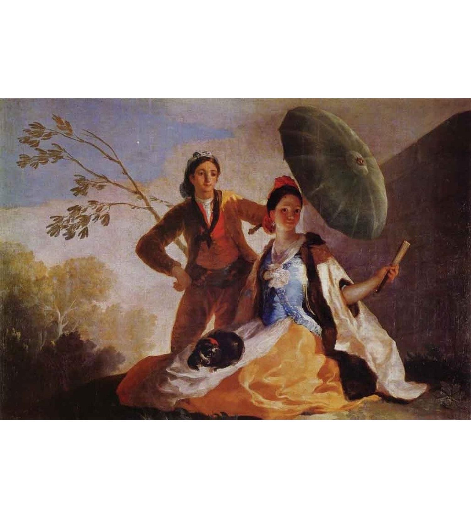 Hi-Look Microfiber "Old Masters" Artwork Cleaning Cloth - 'The Parasol' by Goya