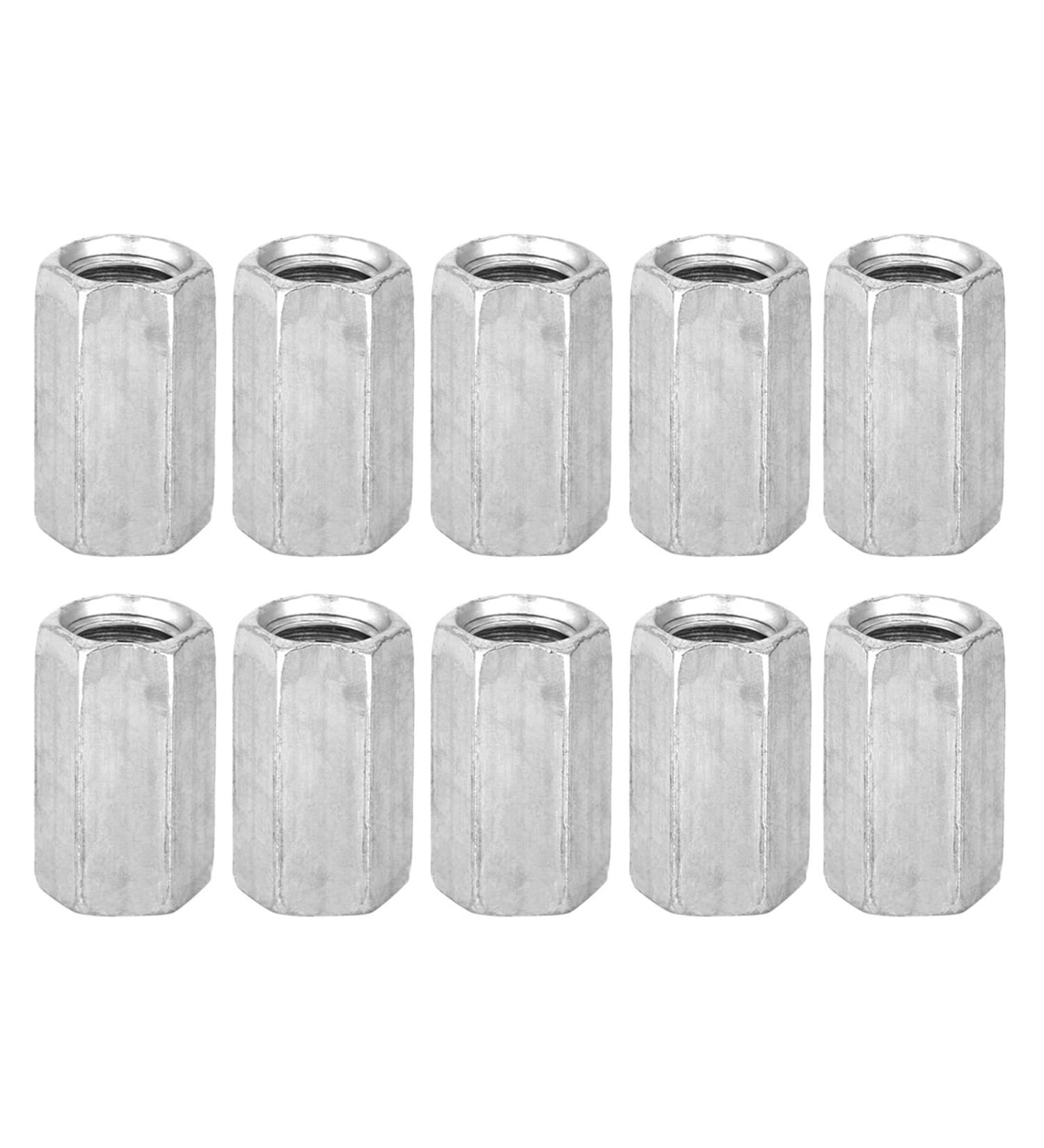 Long Rod Nuts Nuts Carbon Steel Nuts Threaded Nuts Screw Nuts Construction Nuts High Strength Nuts 10pcs M8 Long Rod Nut Hex Sleeve Nut Standoff Threaded Fasteners(Grey4) nuts long rod nut - Buy Online on GoSupps.com