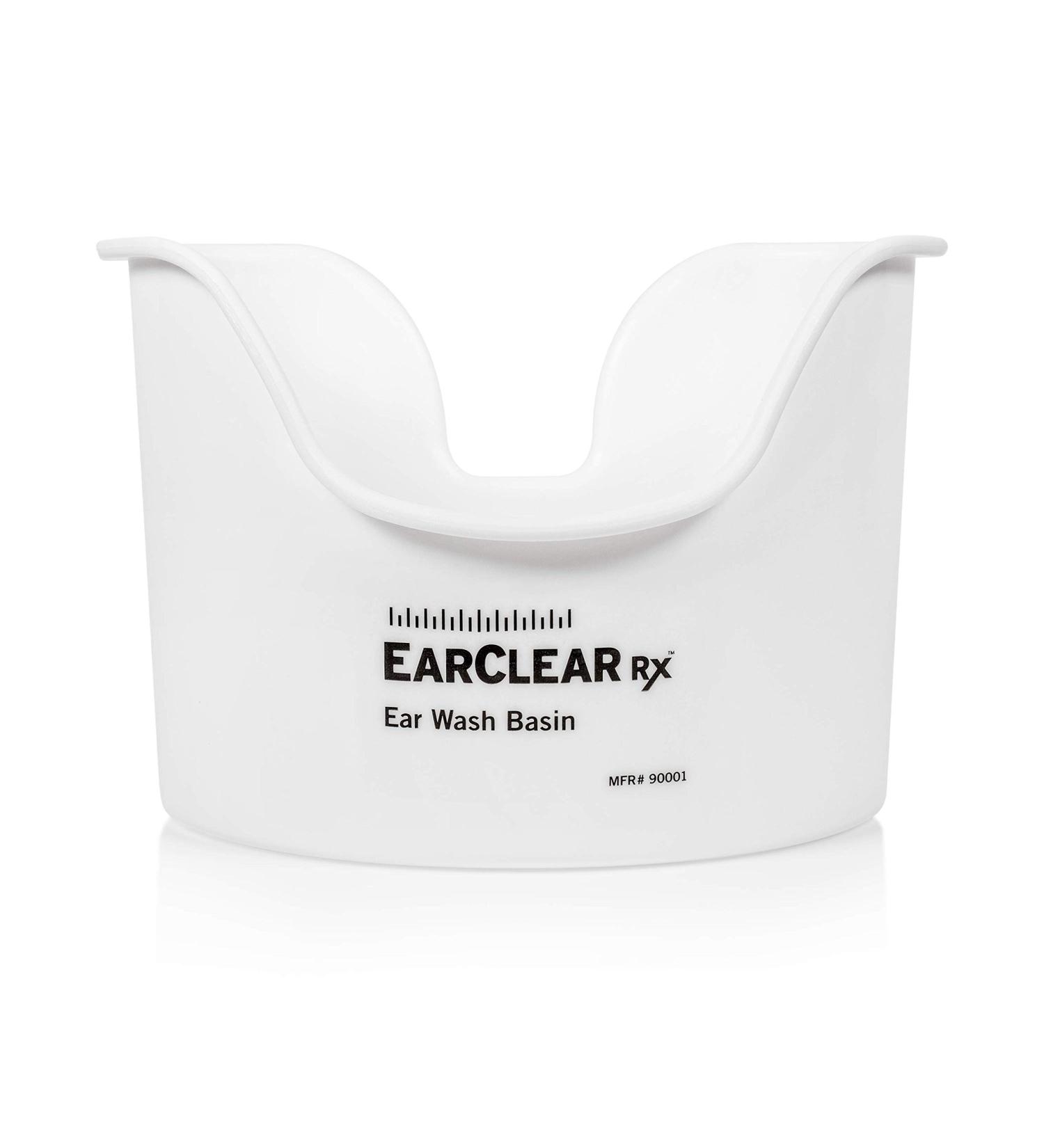 EarClear Rx Ear Wash and Ear Cleaning Basin  Clean Solution to Flush out Ear wax - Physician Preferred