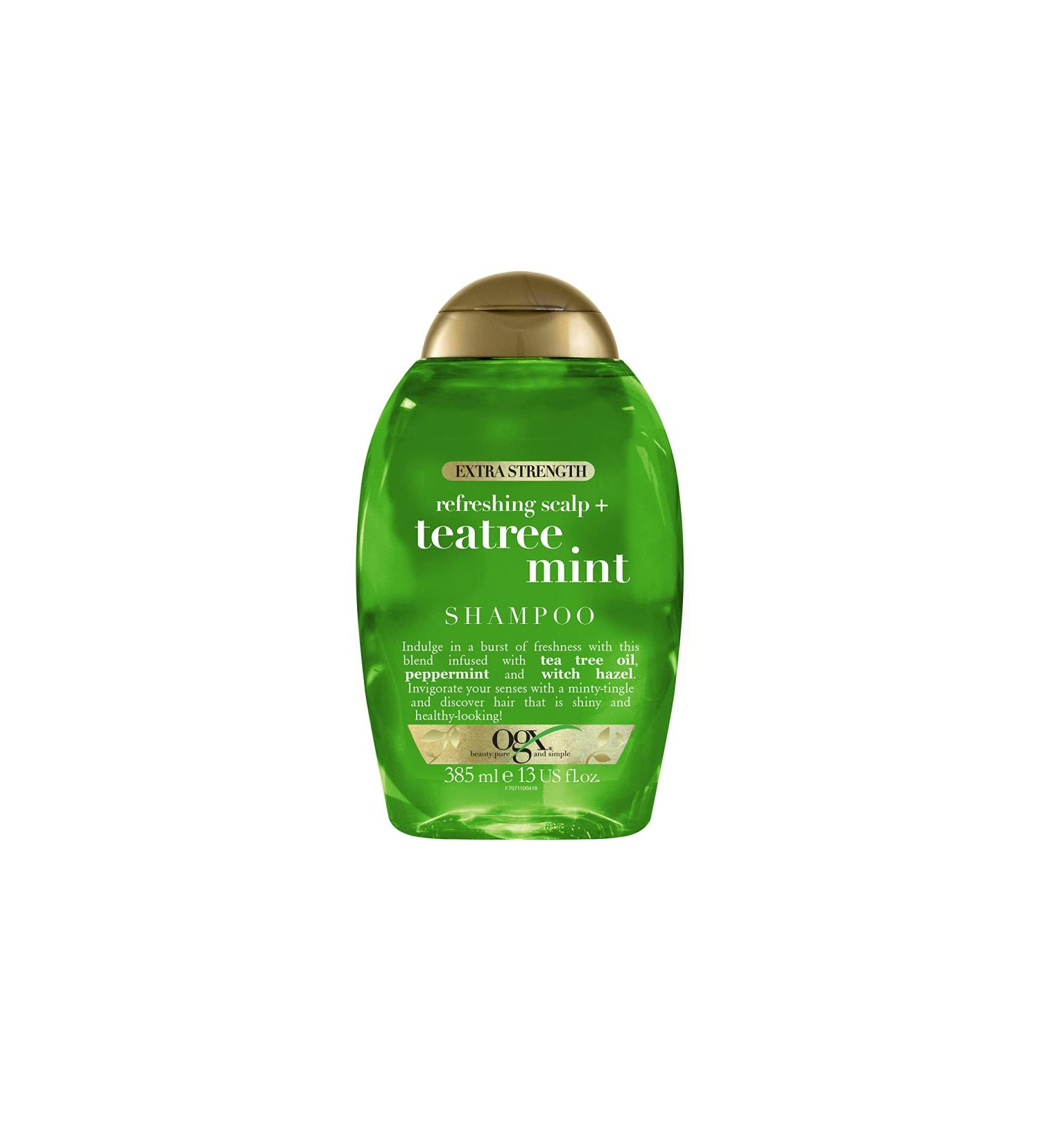 OGX Tea Tree Clarifying Shampoo - 385ml | For Oily & Greasy Hair - Buy Online on GoSupps.com