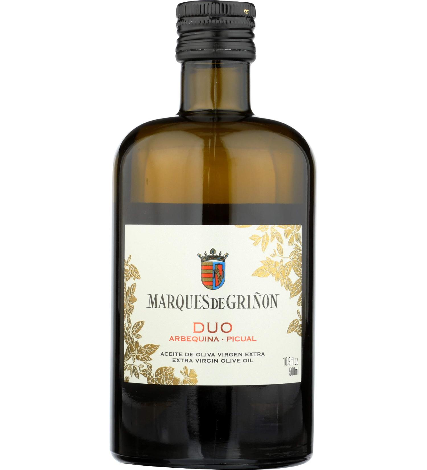 Marqu s De Gri n - Duo Extra Virgin Olive Oil 500 ml (Arbequina and Picual) - Buy Online on GoSupps.com