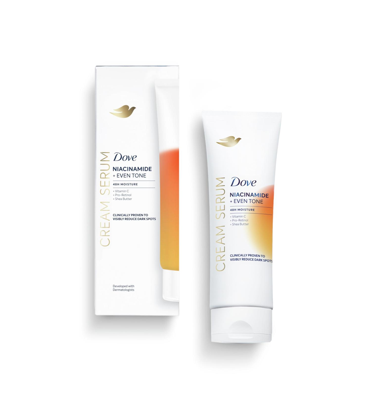 Dove Cream Serum Niacinamide - Even Tone & Dark Spot Treatment with Vitamin C Pro-Retinol & Shea Butter - 8 oz | International Shipping Available - Buy Online on GoSupps.com