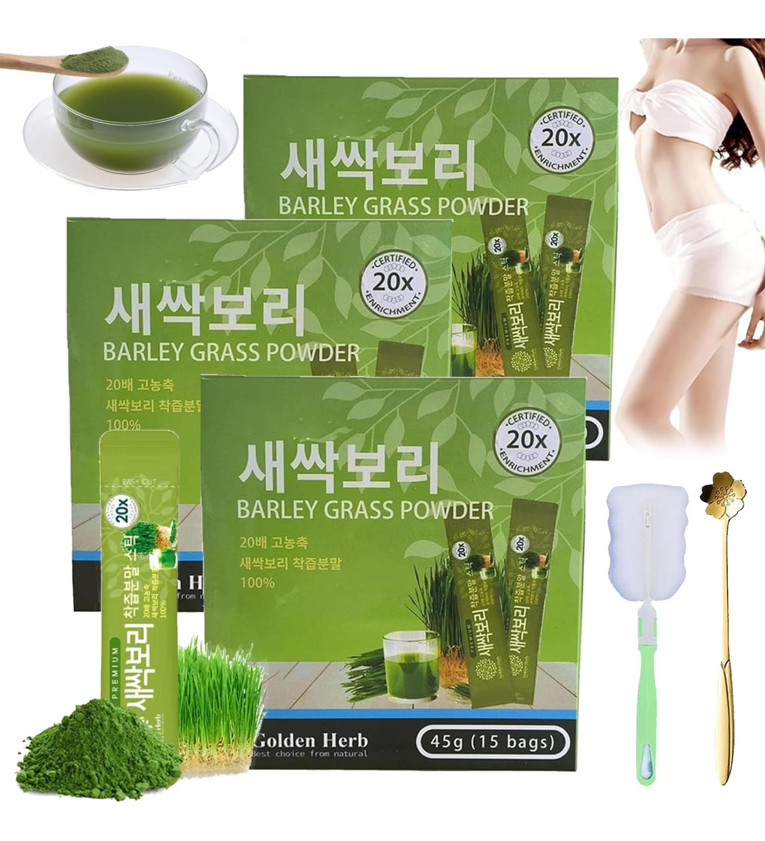  NNBWLMAEE Soft Seedling Powder Dietary Fiber for Flowers and Plants 100% Pure Organic Dietary Fiber for Flowers and Plants Solid Beverage for Barley Seedling (3PCS) - Buy Online on GoSupps.com