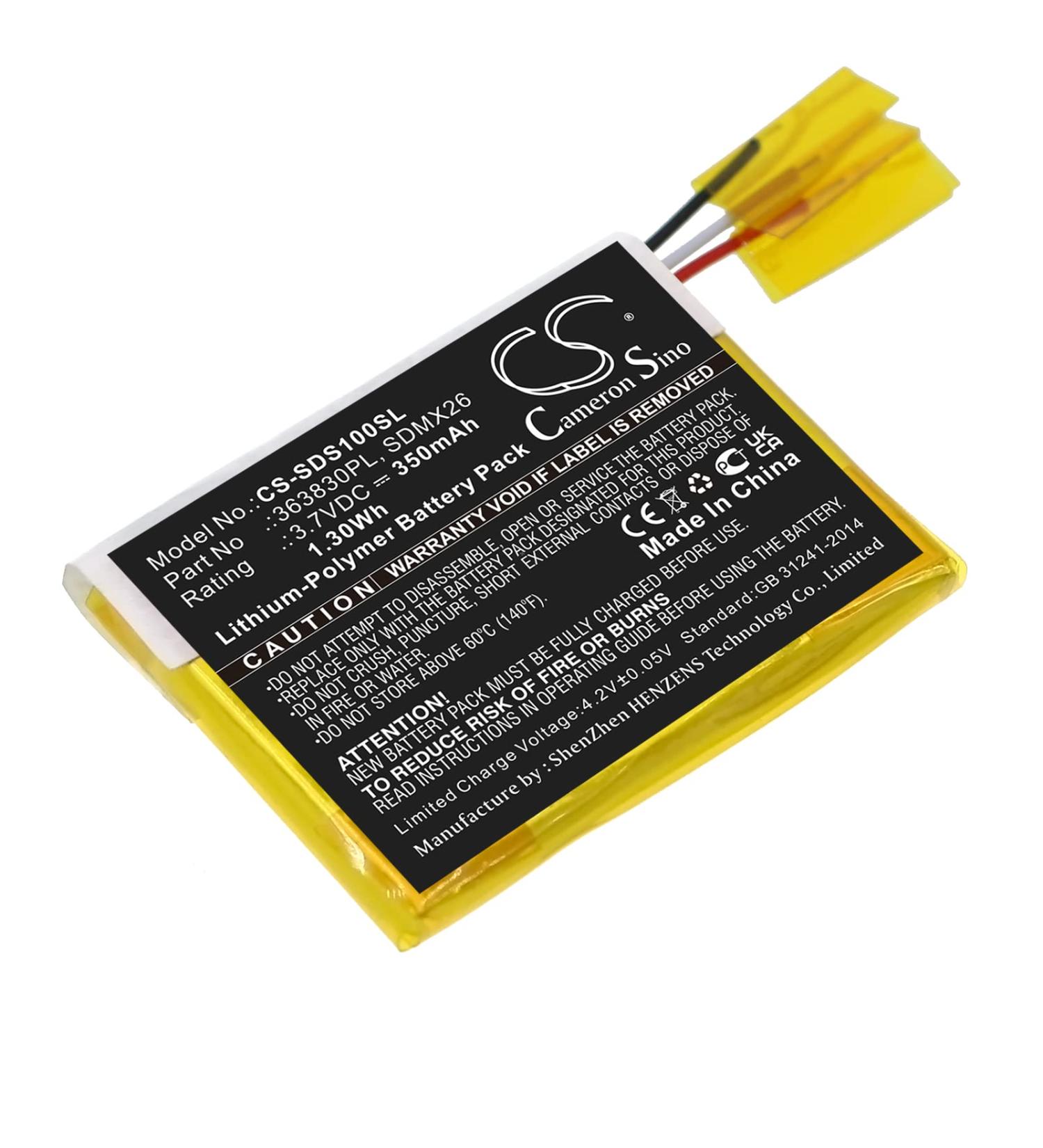 Buy SDMX26 363830PL 350mAh Battery for Clip Jam & Sansa Clip - Fast International Shipping - Buy Online on GoSupps.com