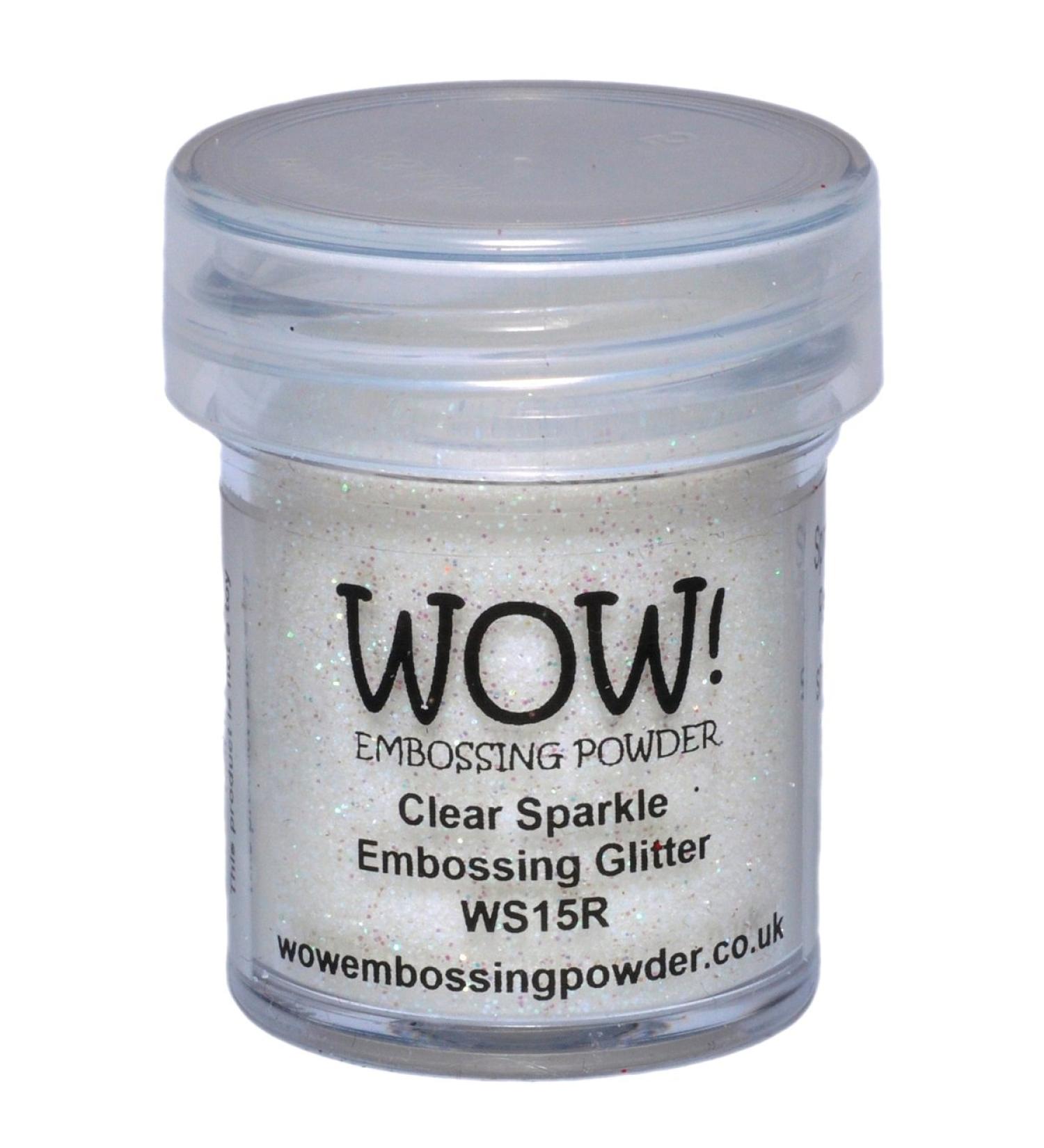 Wow Embossing Powder 15ml, Clear Sparkle