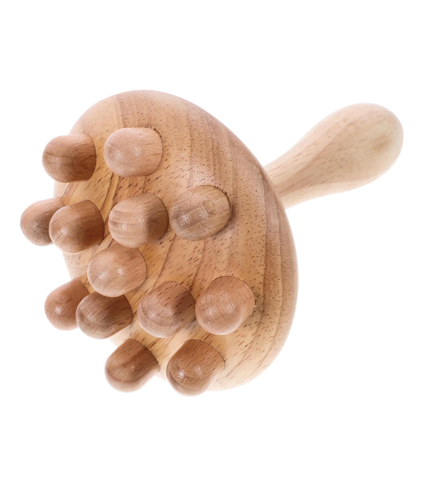 Beavorty Portable Wooden Body Massage Device | Hand & Foot Massager with Roller Tools for Ultimate Relaxation - Buy Online on GoSupps.com