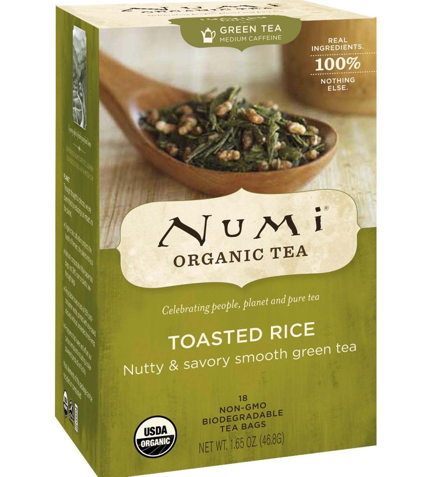 Numi Teas Organic Rice Green Tea | Premium Quality & Flavor - Buy Online on GoSupps.com