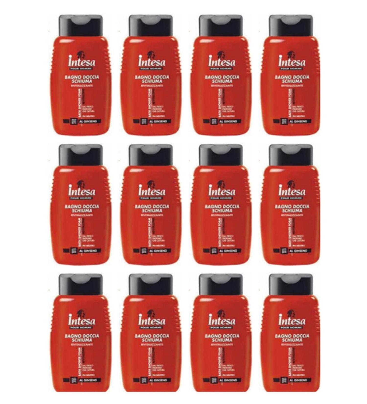 Intesa 12 x INTESA bathroom ginseng revitalizing foam 500ml