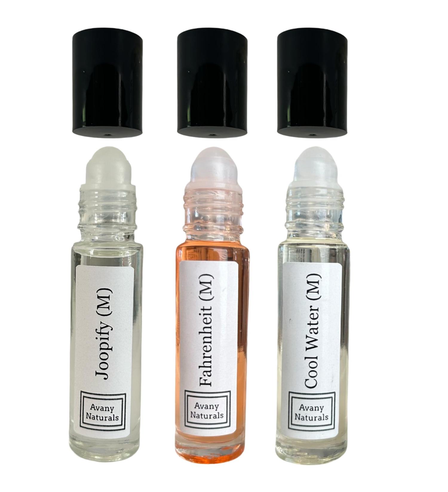 Mens Fragrance Samples - Set of 3 Colognes for Man Roll on Scented Body Oil Alcohol Free Perfume Oil (Best Collection) Mens Set #3 - Buy Online on GoSupps.com