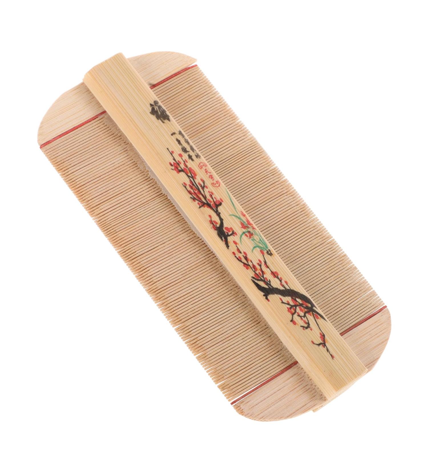 Peigne en bois dents ultradenses double face pour toilettage chiens chats peigne d m lant et anti-poux massage doux du cuir chevelu brosse pellicules artisanale traditionnelle - Buy Online on GoSupps.com