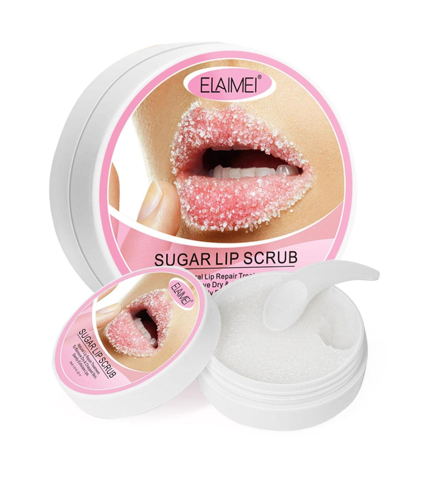 Eteslot Sugar Lip Peeling | Nourishing & Repairing Treatment for Cracked Dry Lips - Gentle Exfoliation - Buy Online on GoSupps.com