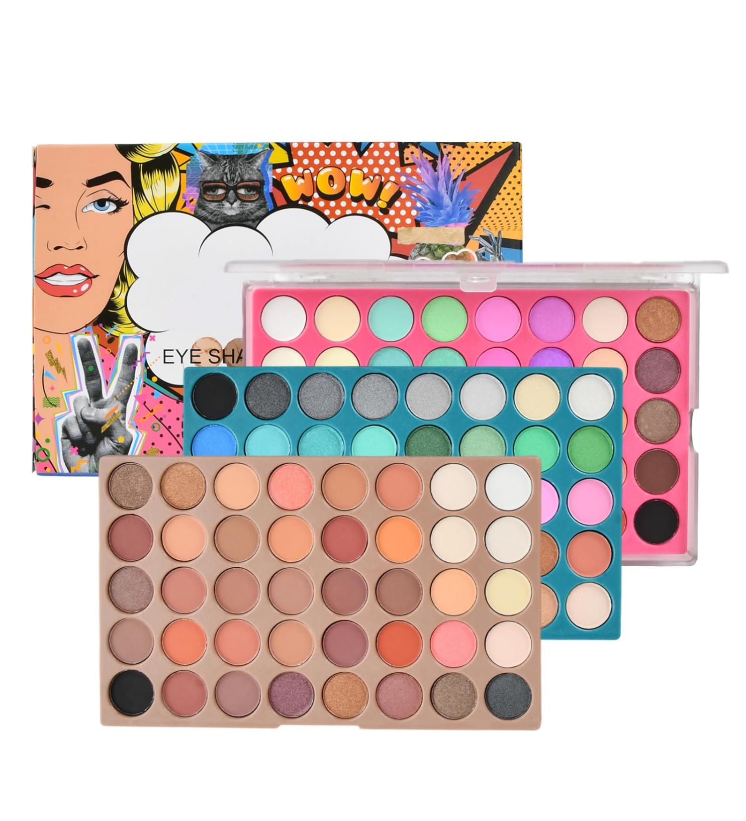 Palette de Fards Paupi res 120 Couleurs Professional Makeup Palette d'Ombres Teintes Paillet es Et Mattes Hautement Pigment es Palettes de Maquillag R sistante L'eau Pour F te Cosplay Et - Buy Online on GoSupps.com