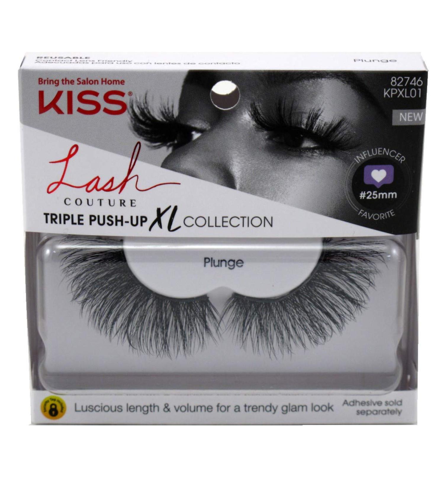 Kiss Lash Couture Triple Push-Up Xl Plunge (Pack of 2)