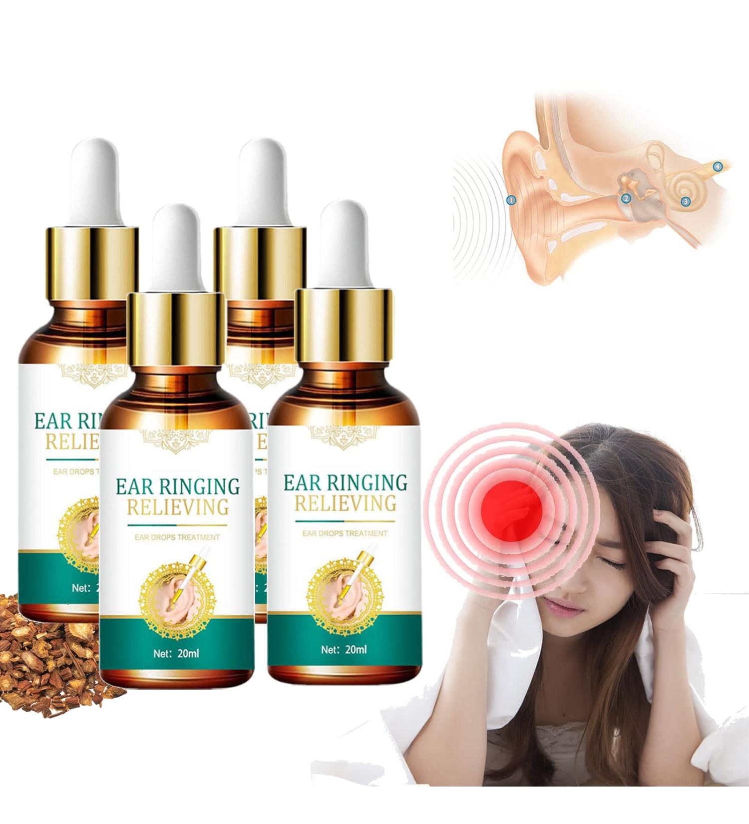 AKAZI TinniClear Ear Drops - Tinnitus Relief for Ringing Ears (4 Pcs) - Buy Online on GoSupps.com