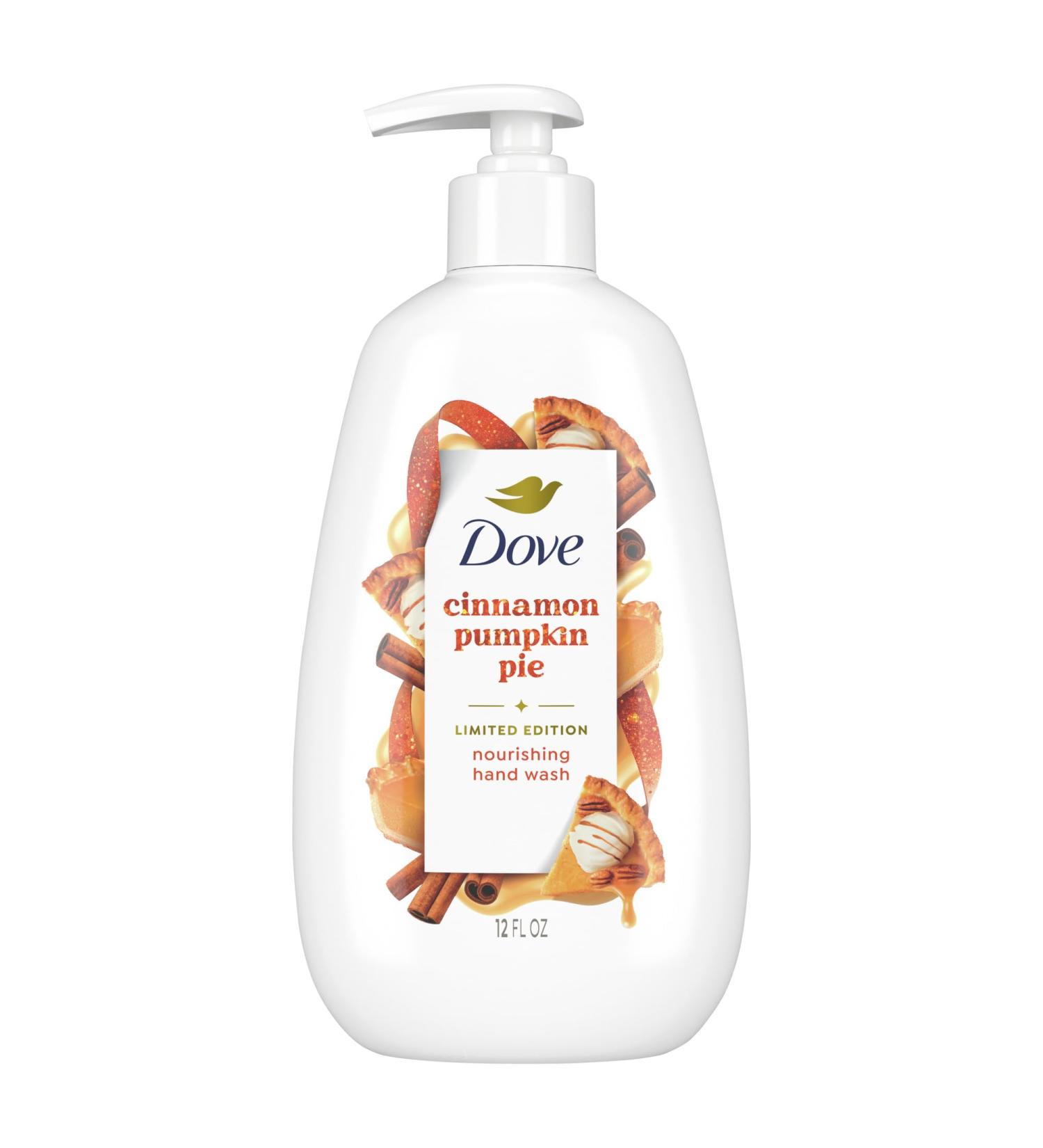 Dove Limited Edition Holiday Treats Liquid Hand Wash for Deep Nourishment Cinnamon Pumpkin Pie 12 oz - Buy Online on GoSupps.com