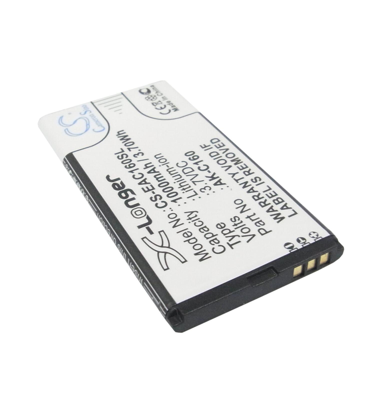 Buy Replacement Battery for Emporia C160 - 1000mAh/3.7V Compatible with C160_001_RD & AK-C160 Fast International Shipping - Buy Online on GoSupps.com