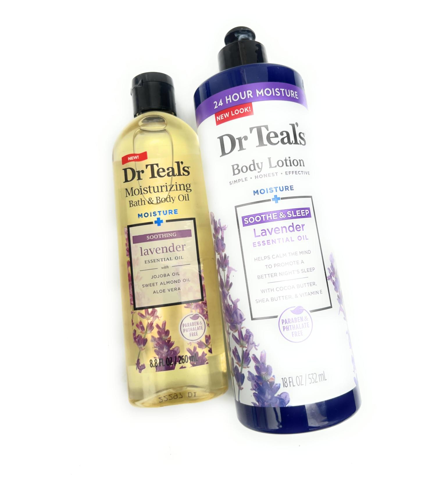 Lavender Body lotion and body oil 24 hour moisture