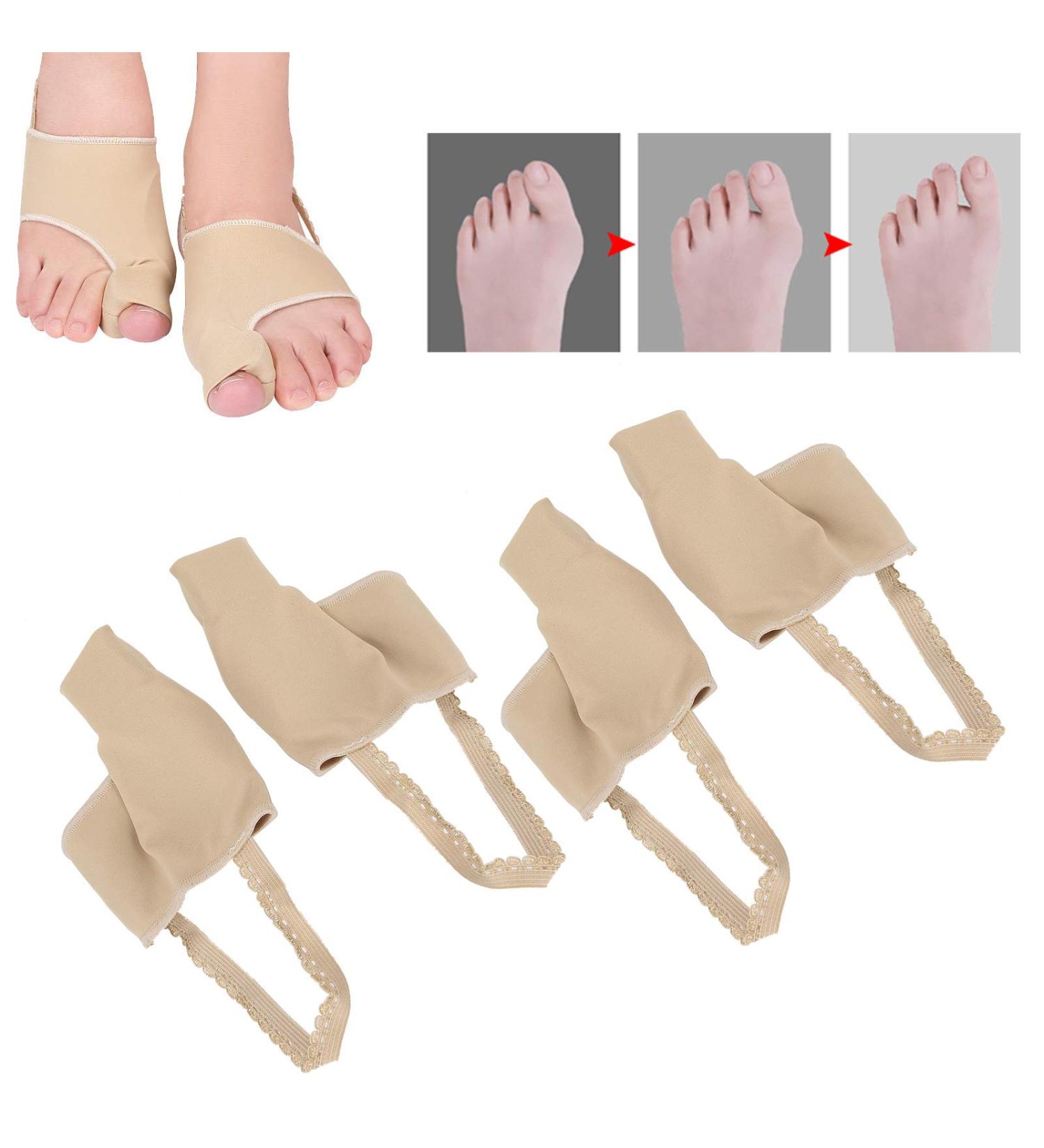 Bunion Corrector for Women and Men - Big Toe Separator and Straightener - Foot Care Tool for Bunion Relief - 2 Pairs (Size: L) - Buy Online on GoSupps.com