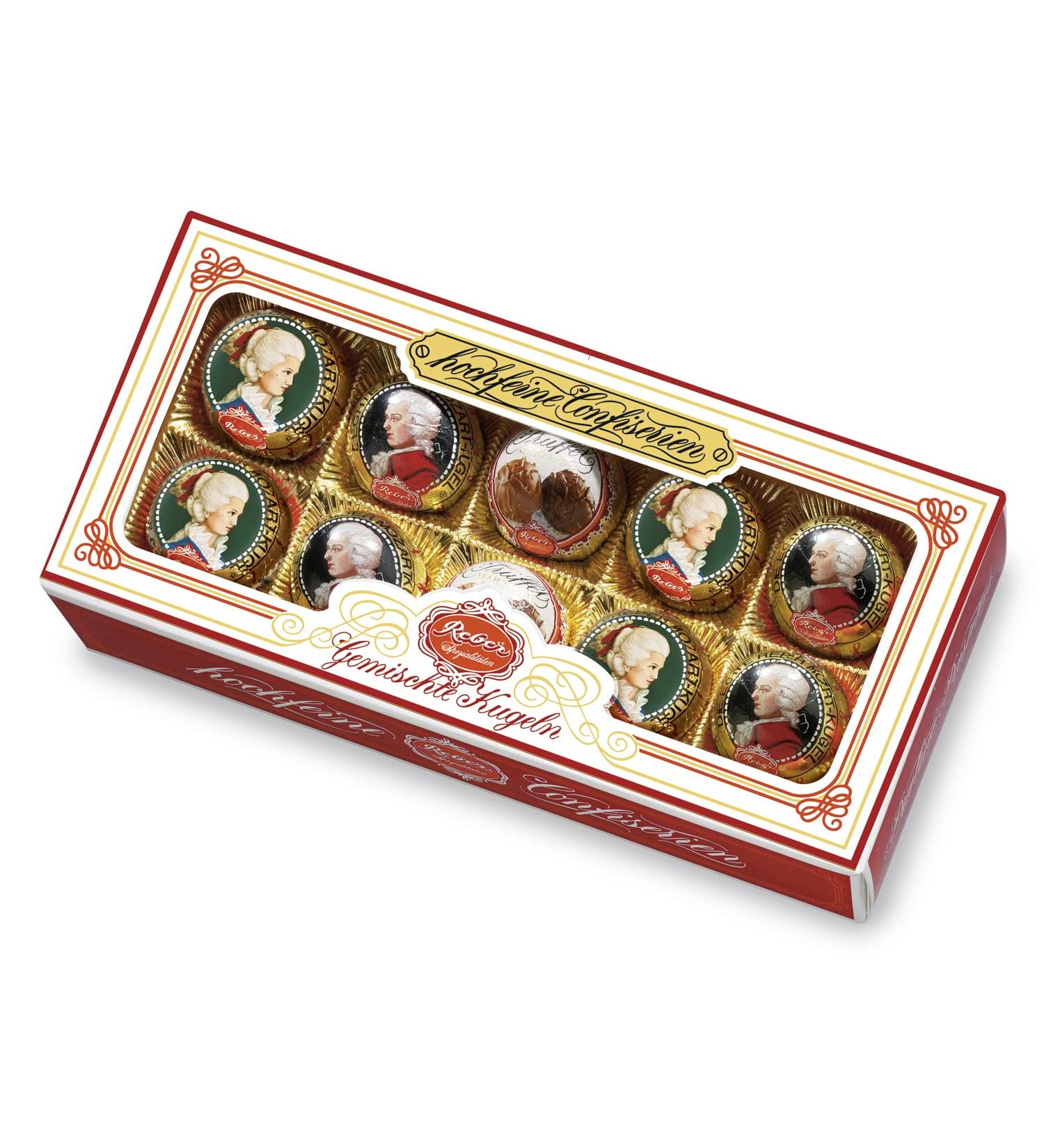 Vine Mixed Balls Pack - 10 Dark Chocolate Truffle Filled Treats with Pistachio Marzipan & Nougat | 200g - Buy Online on GoSupps.com